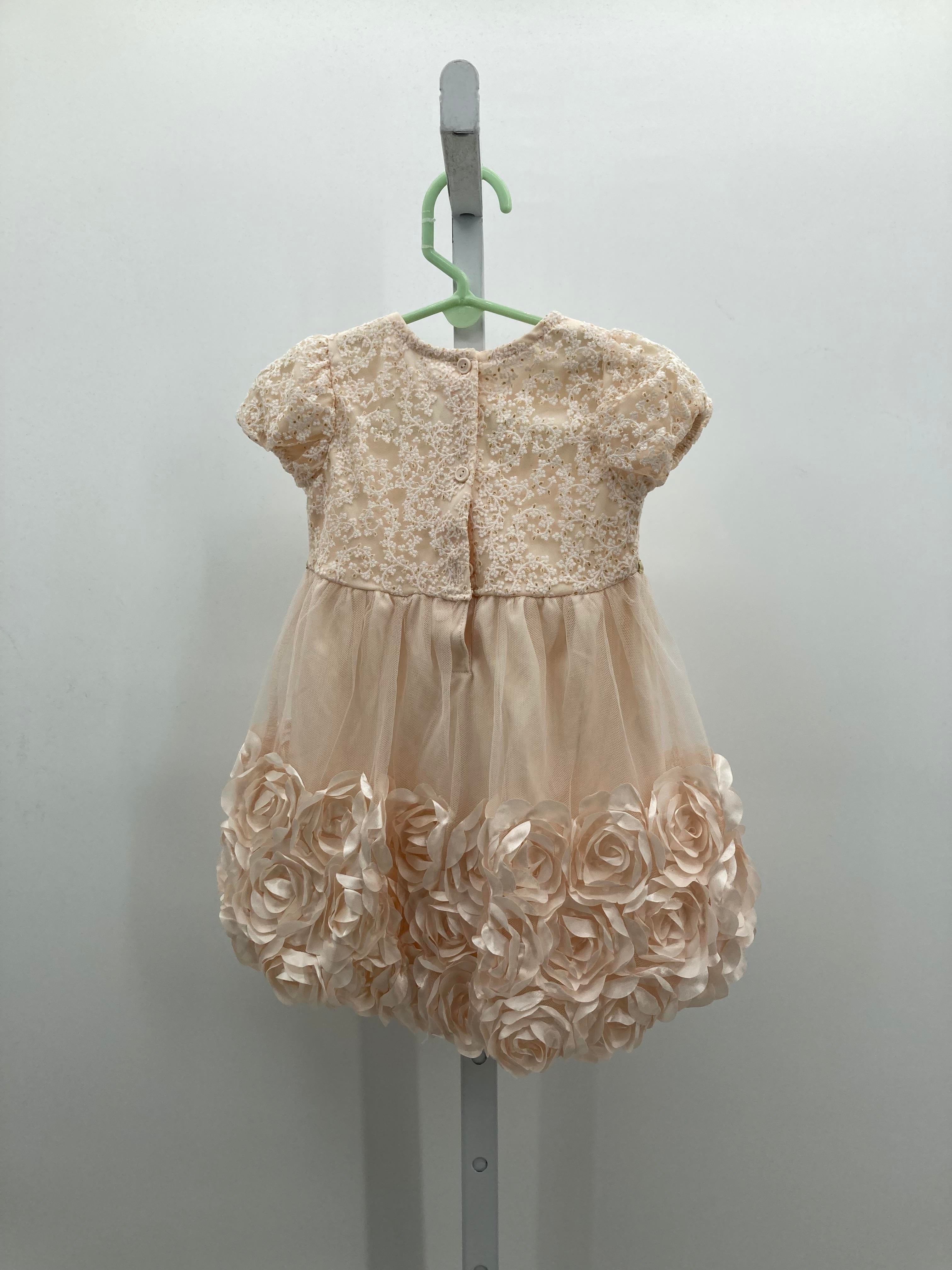 Nannette Size 2T Girls Short Sleeve Dress
