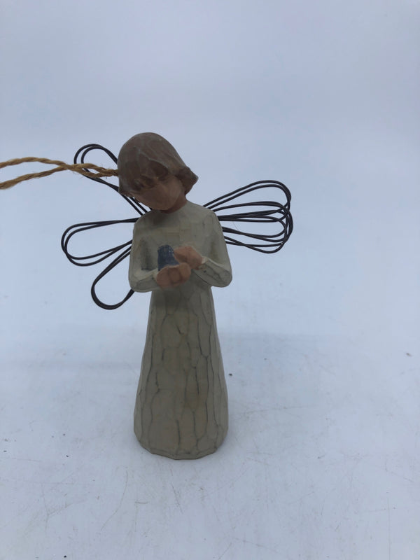 ANGEL OF HEALING WILLOW TREE ORNAMENT.