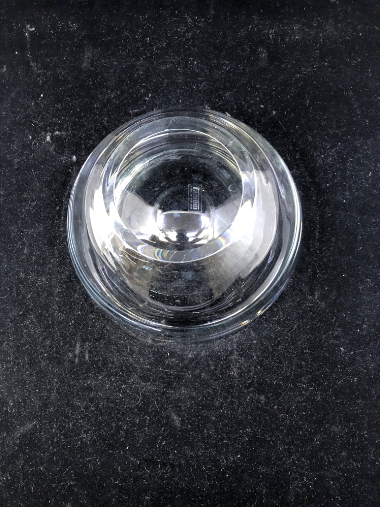 CLEAR GLASS INSIDE OUT BOWL TARNOW.