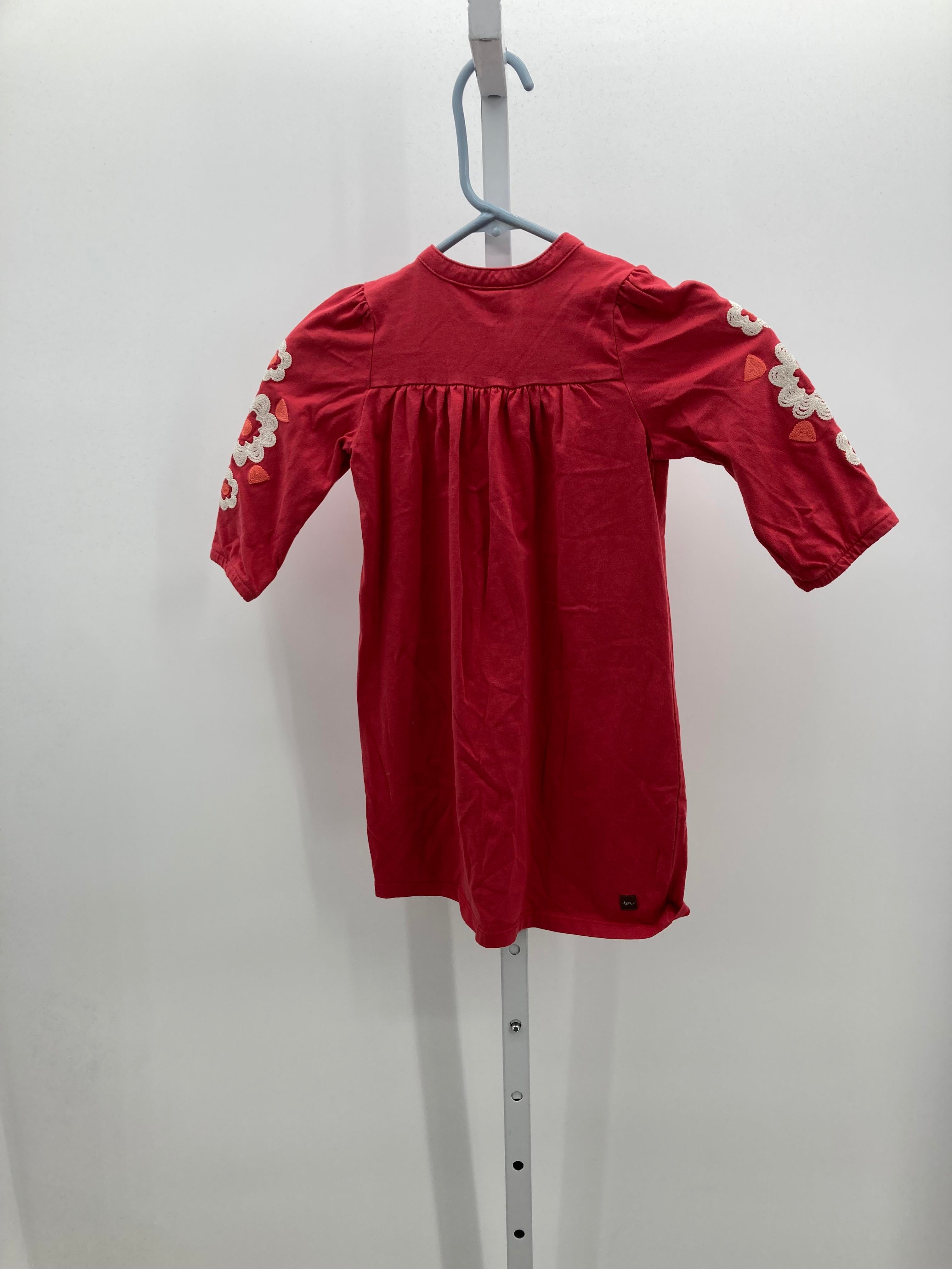 Tea Size 5 Girls Long Sleeve Dress