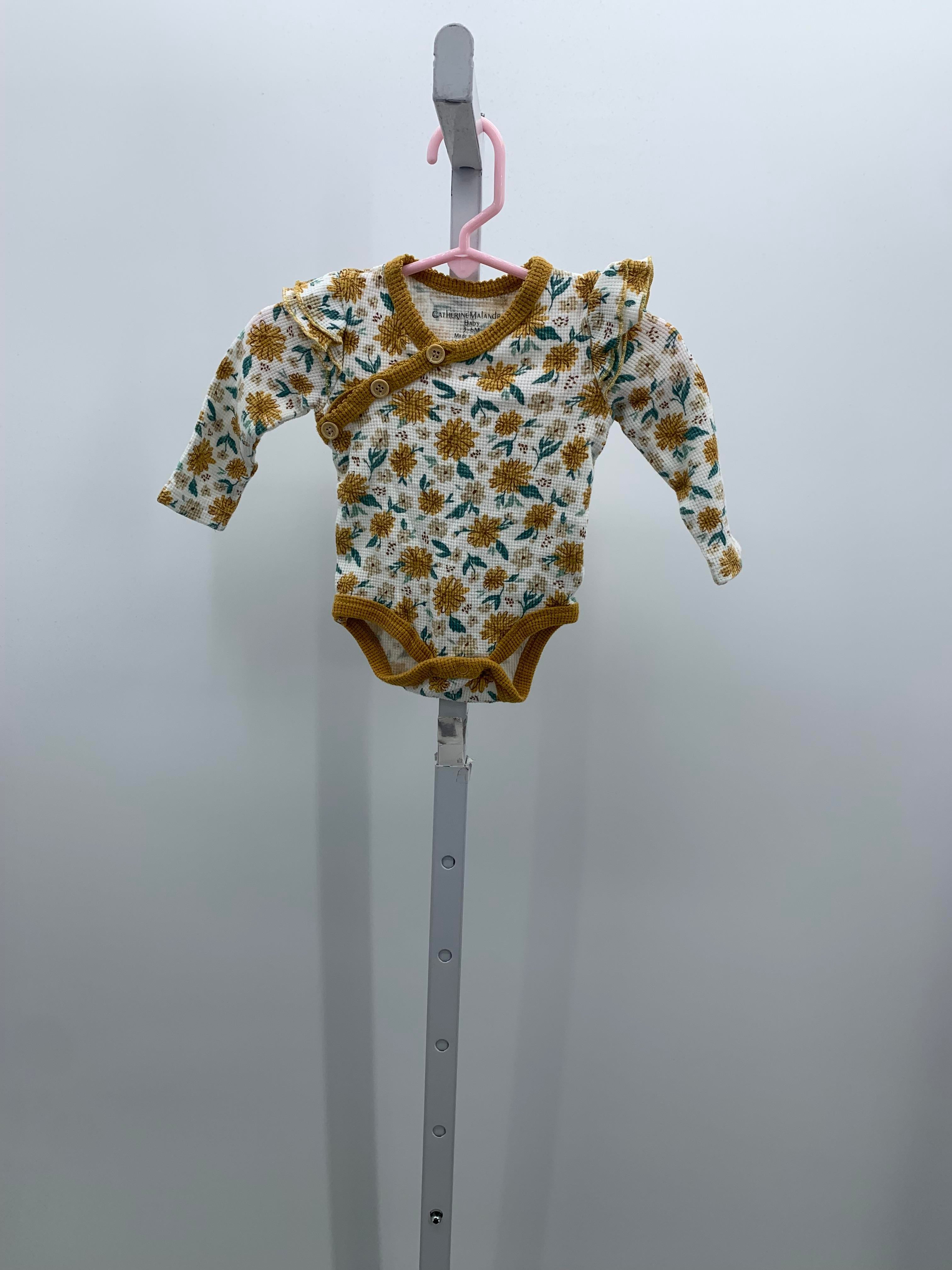 Catherine Malandrino Size 3-6 Months Girls Long Sleeve Shirt