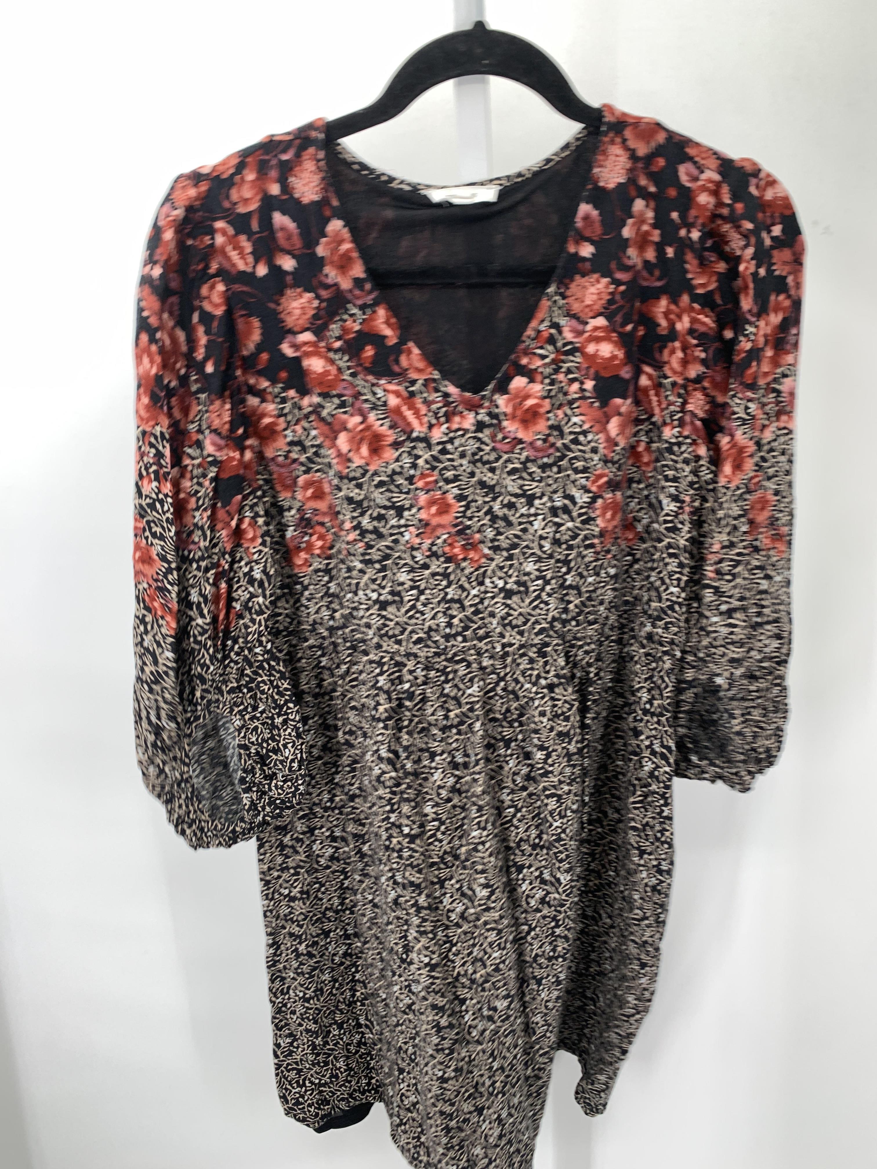 Maurices Size Small Misses 3/4 Sleeve Dress