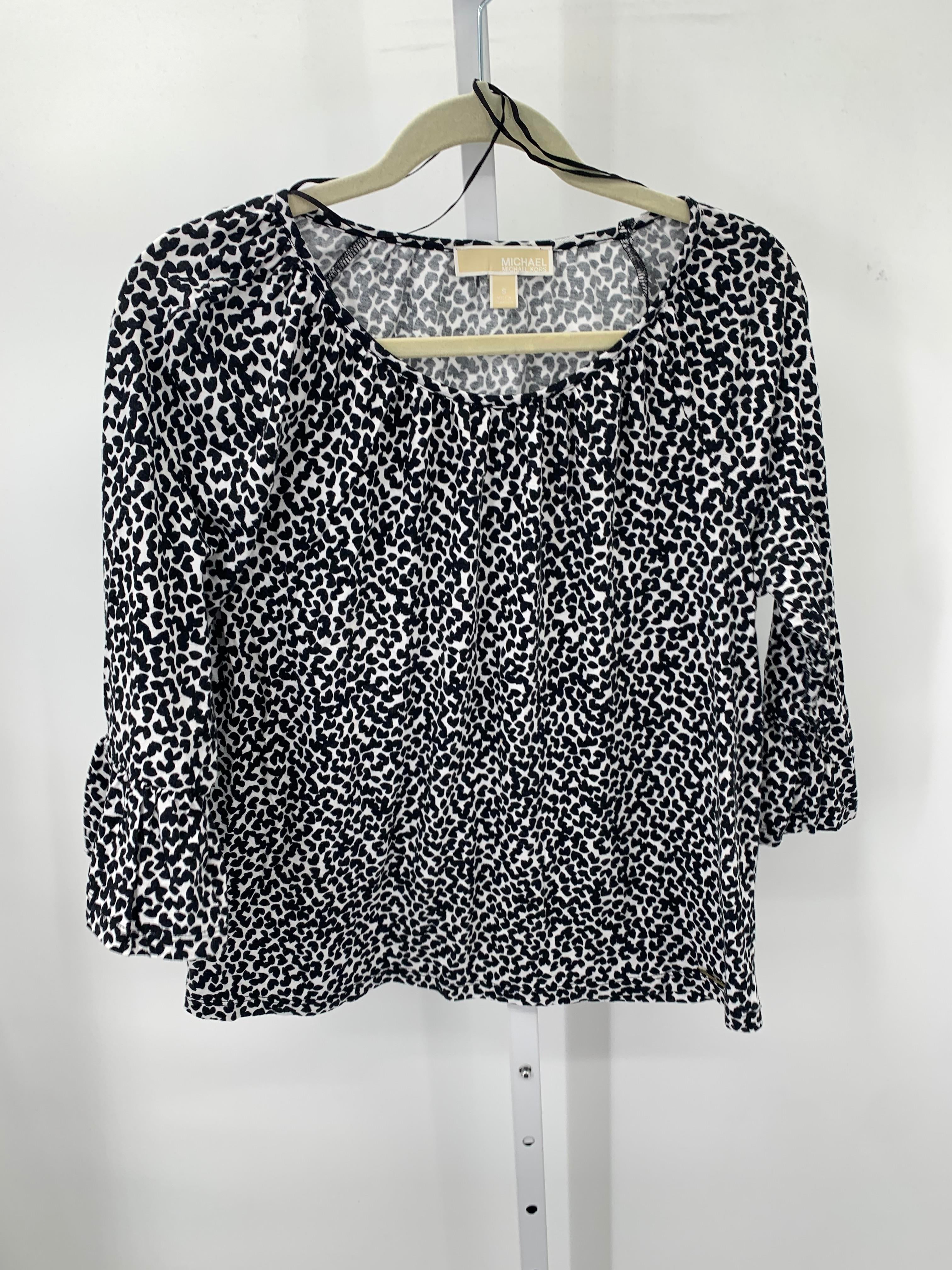 Michael Kors Size Small Misses 3/4 Sleeve Shirt