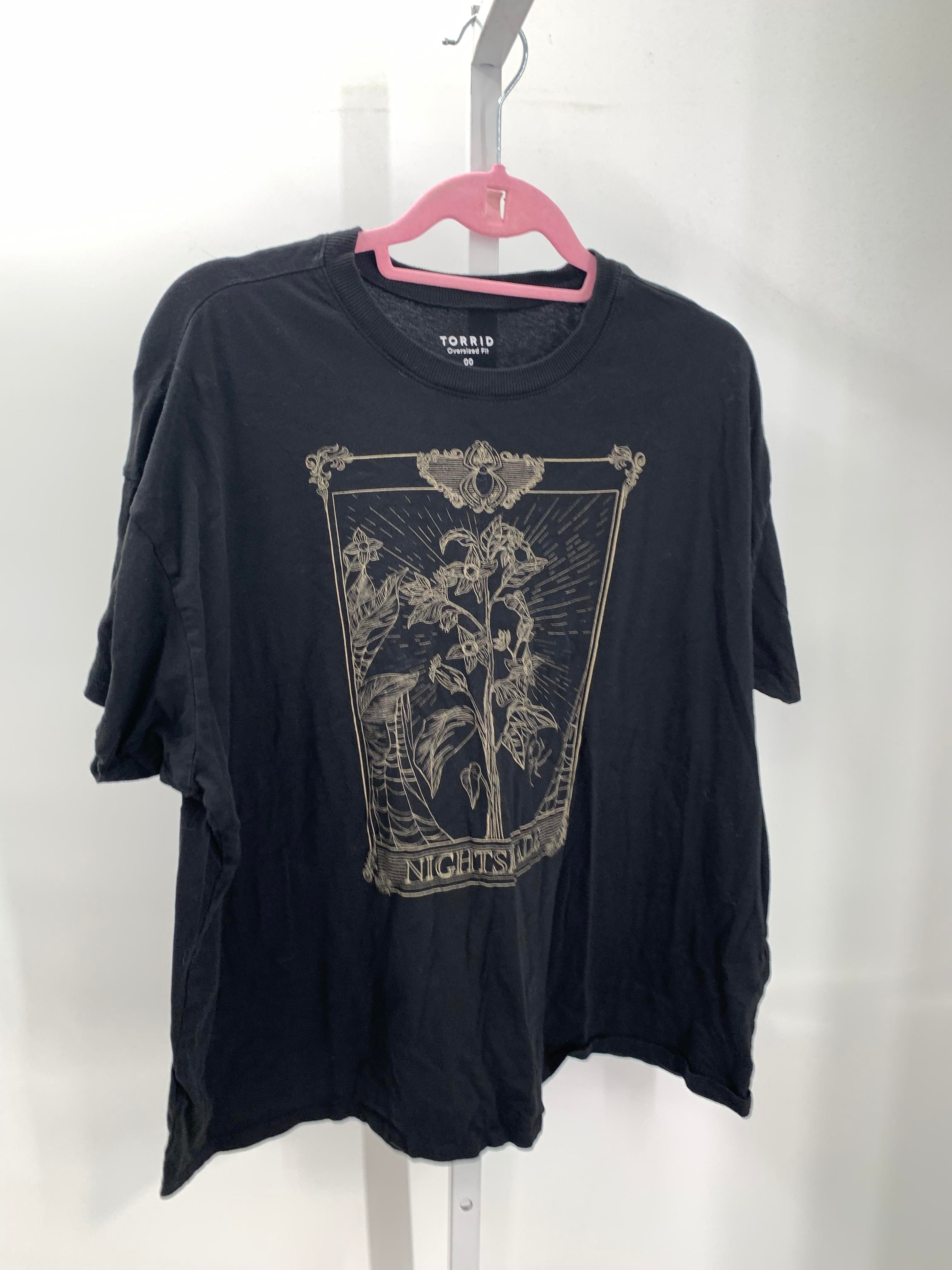 Torrid Size 0X Womens Short Sleeve Shirt