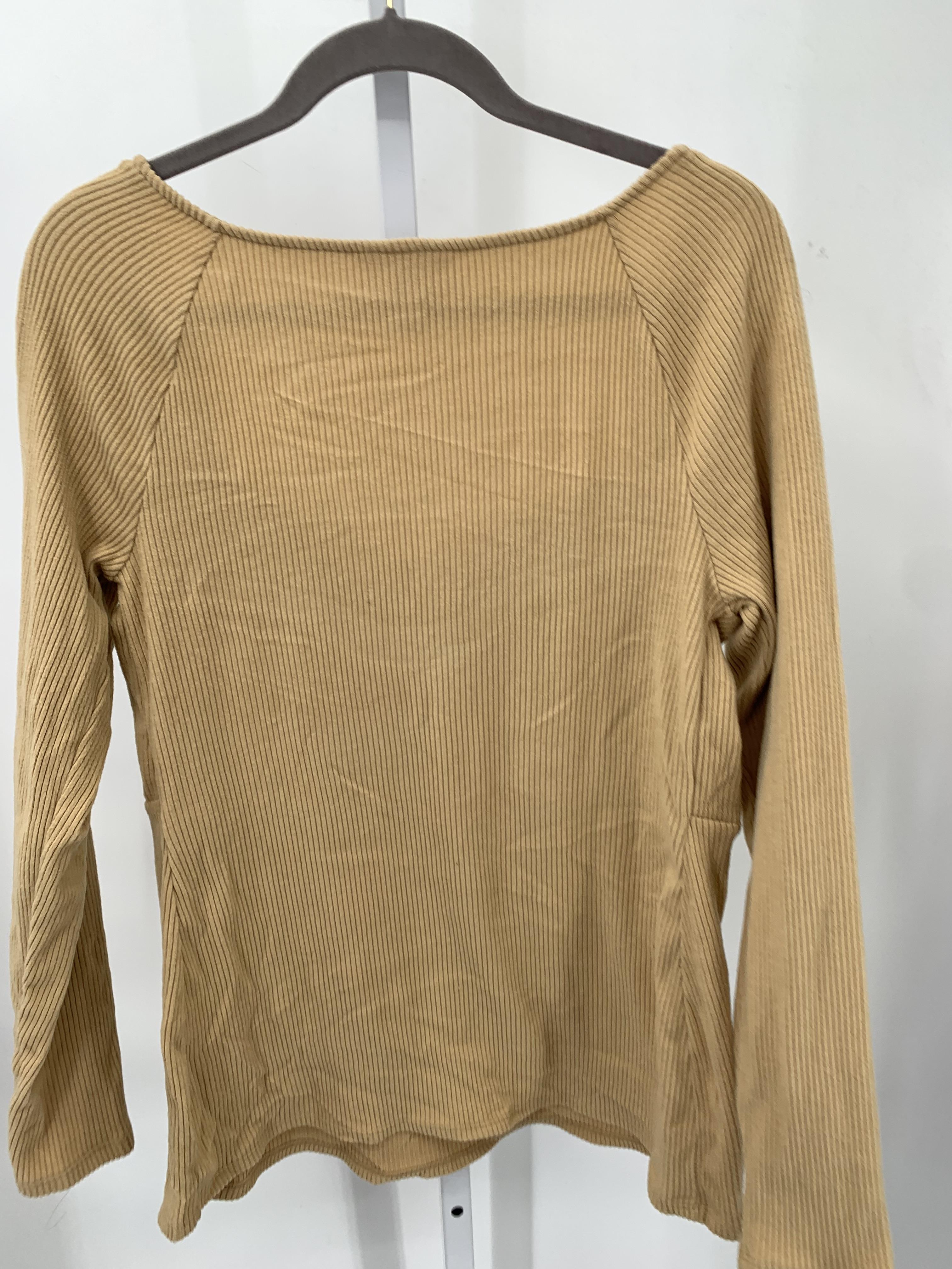 Isabel Tan Size XXL Maternity Long Sleeve Shirt