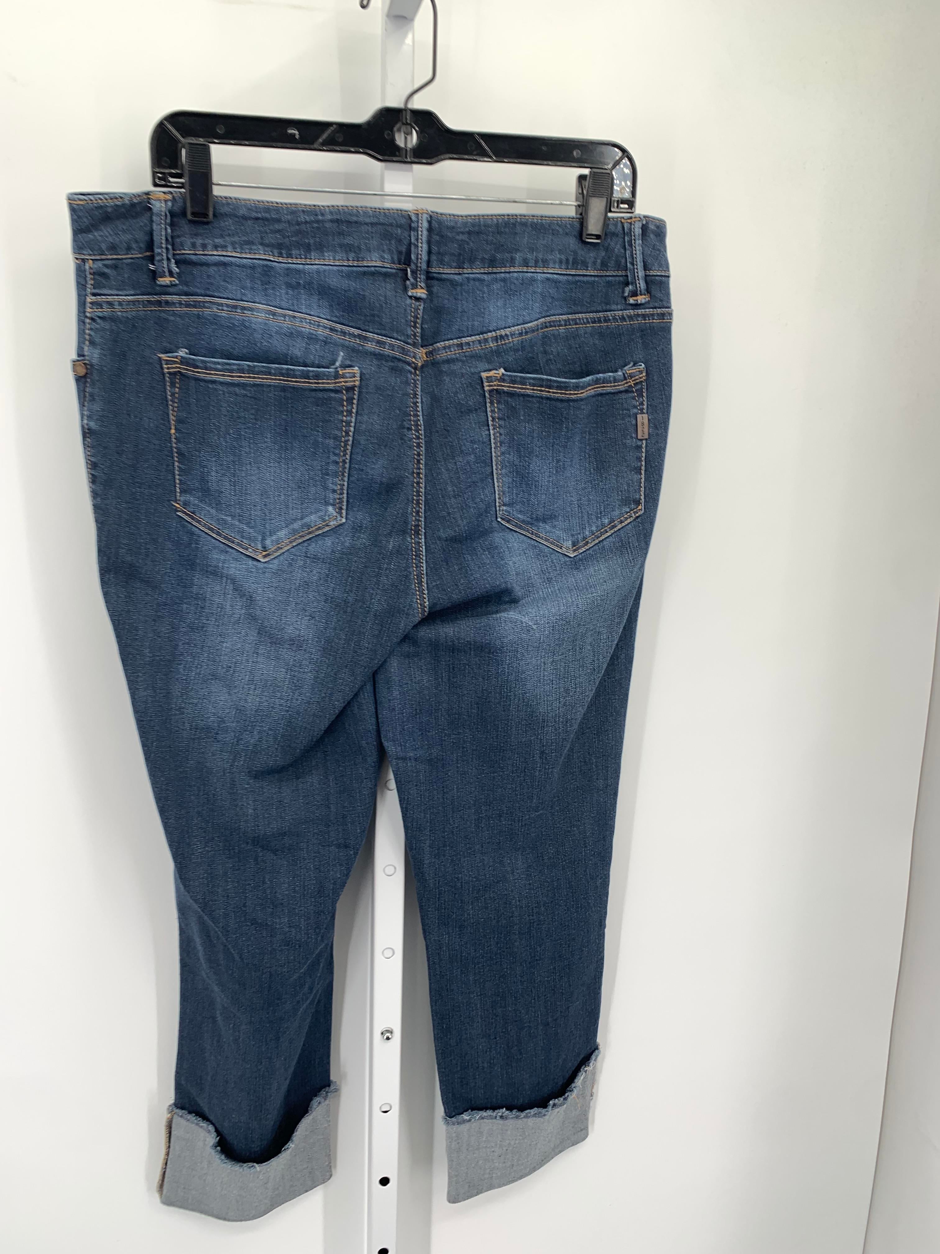 1822 Size 14 Misses Cropped Jeans