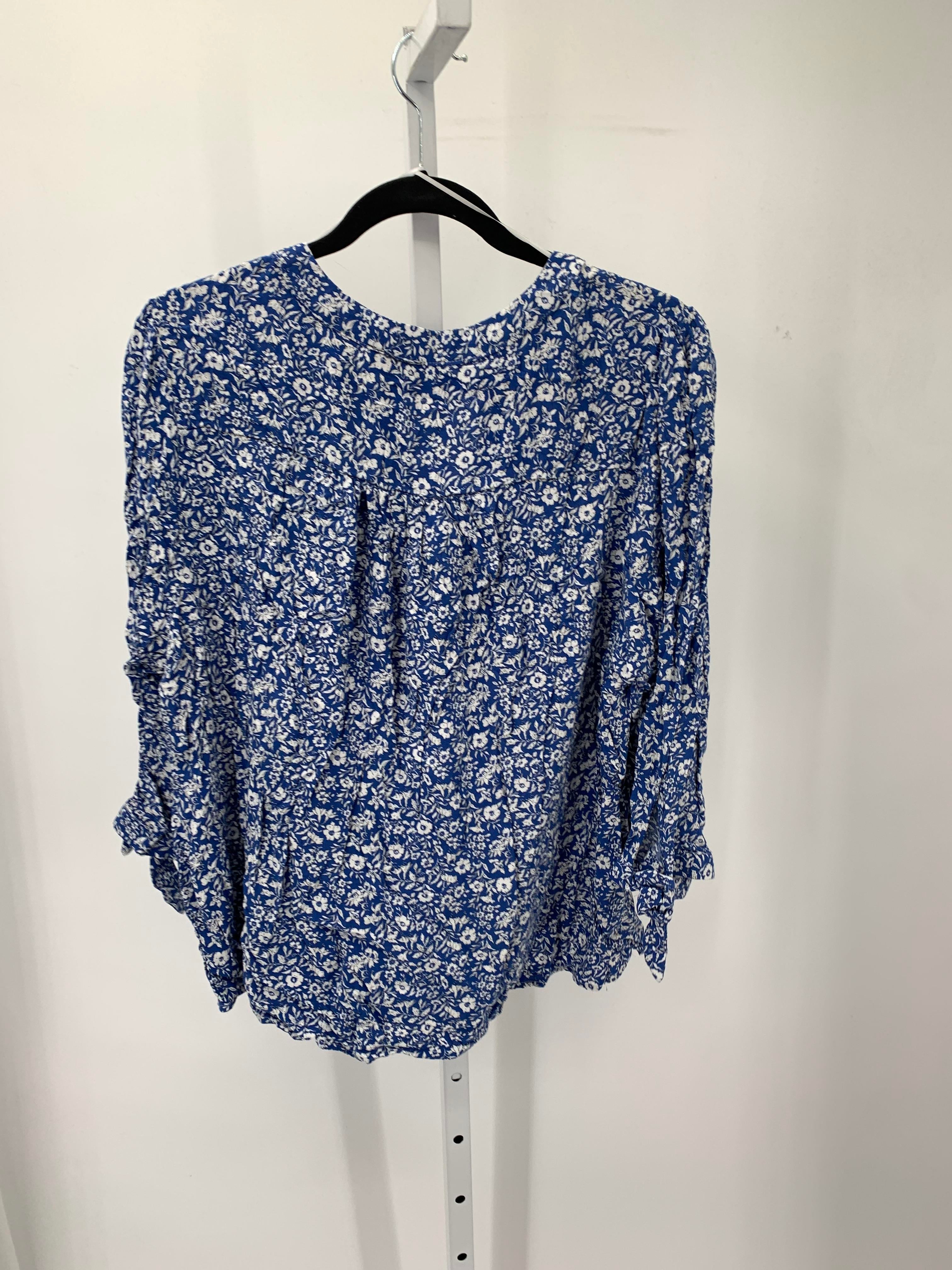 Jones New York Size 1X Womens 3/4 Sleeve Shirt