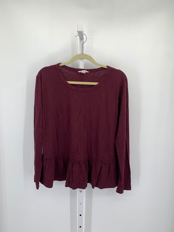 Caslon Size Extra Large Misses Long Sleeve Shirt