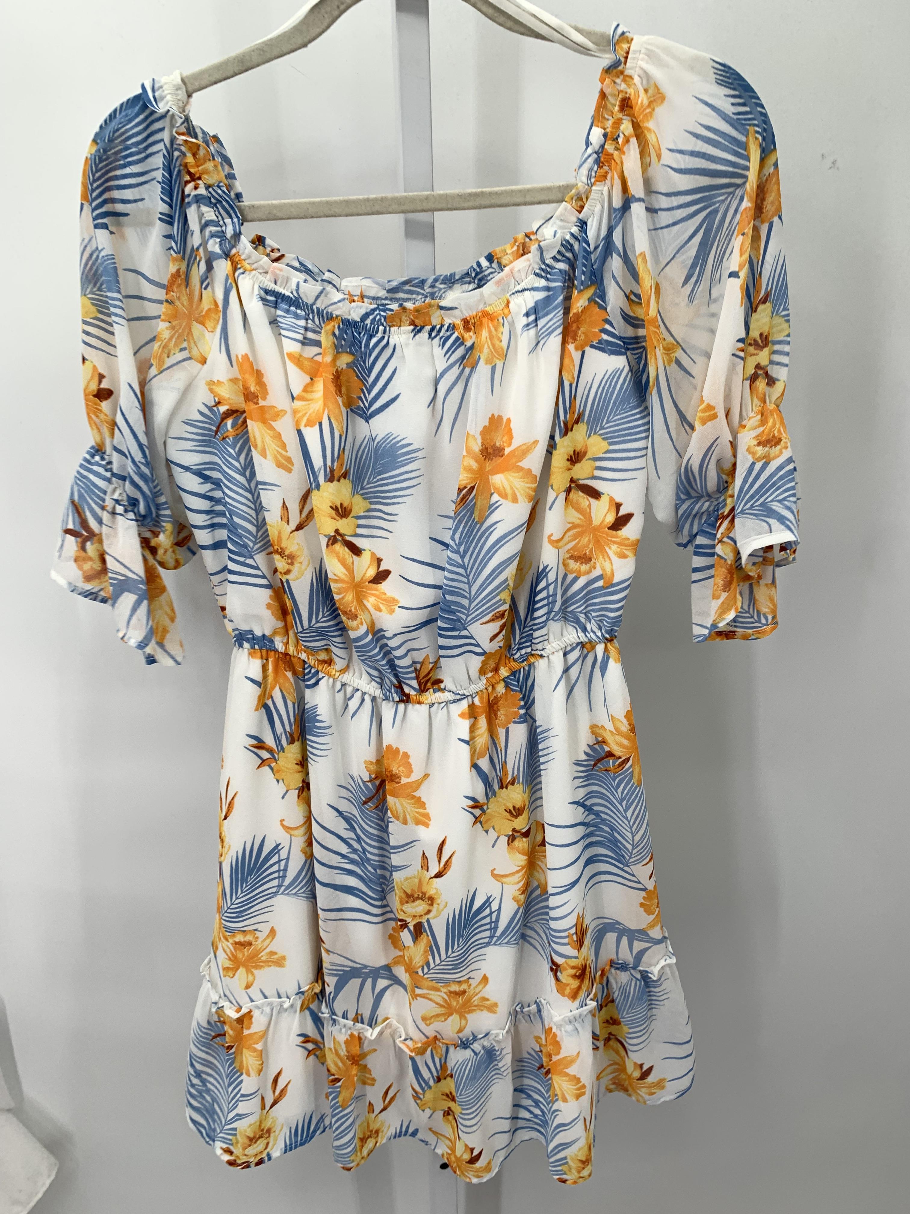 Forever 21 Size Large Juniors Short Sleeve Dress