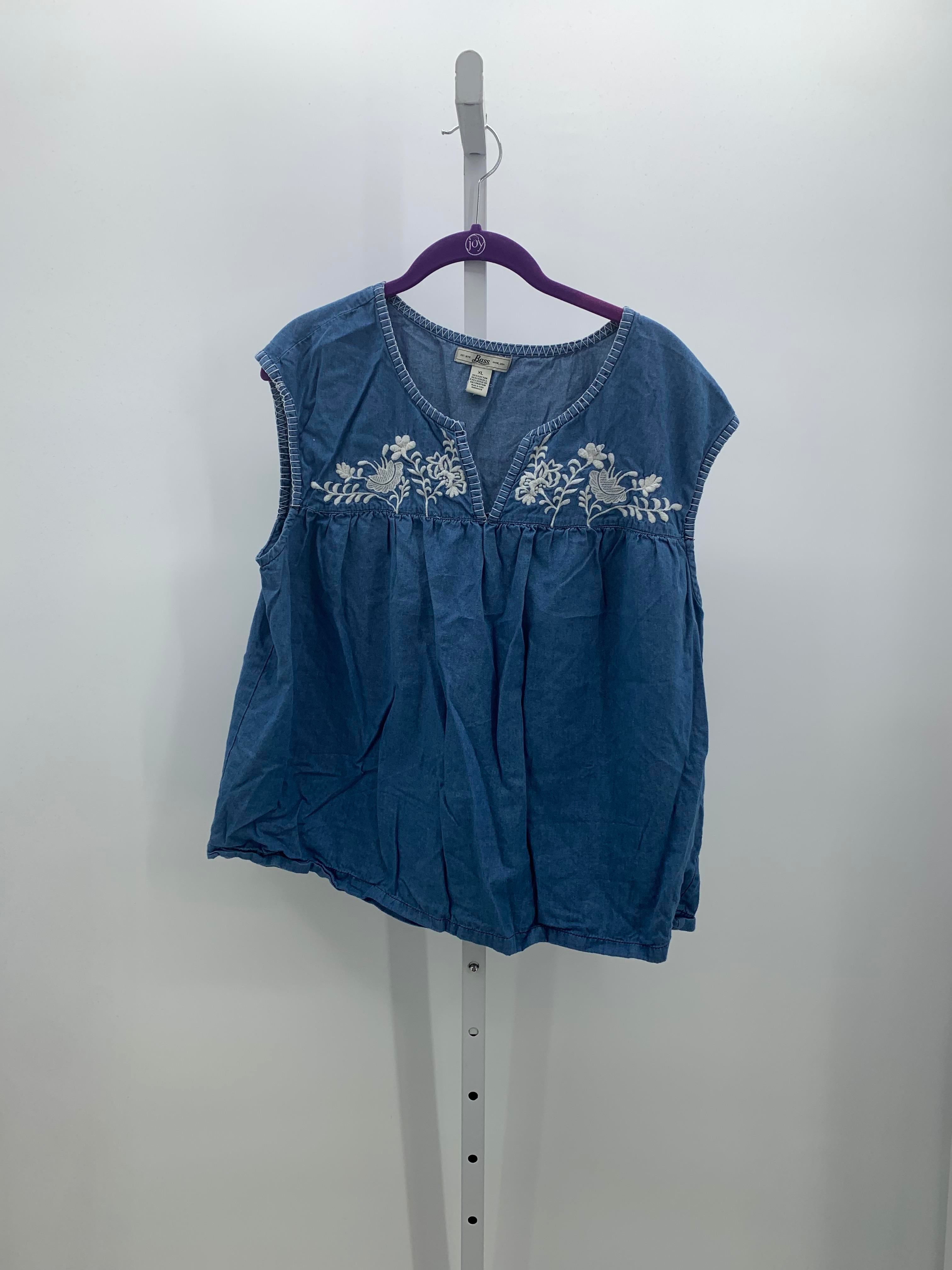 Bass Size Extra Large Misses Sleeveless Shirt