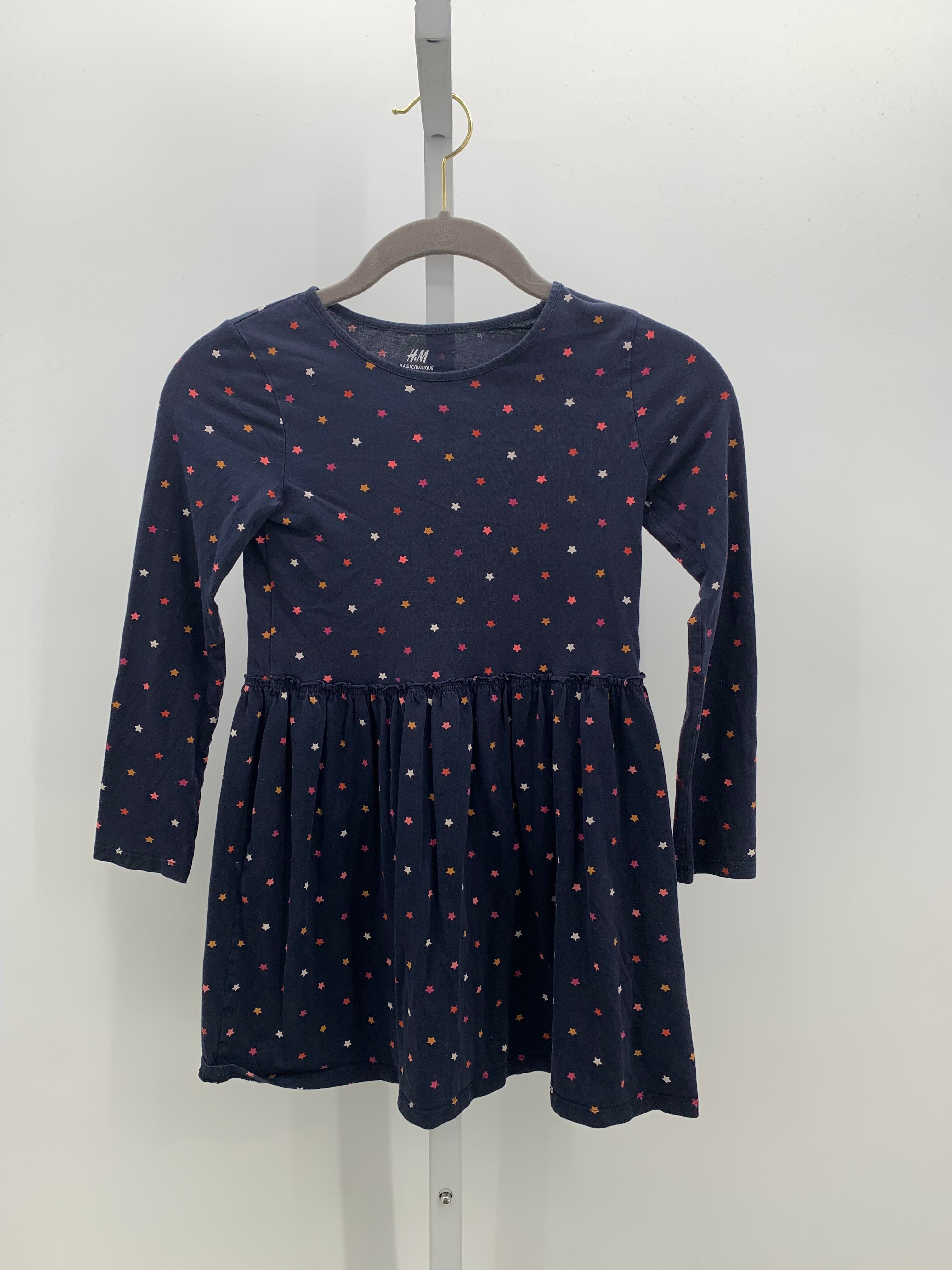 H&M Size 6-8 Girls Long Sleeve Dress