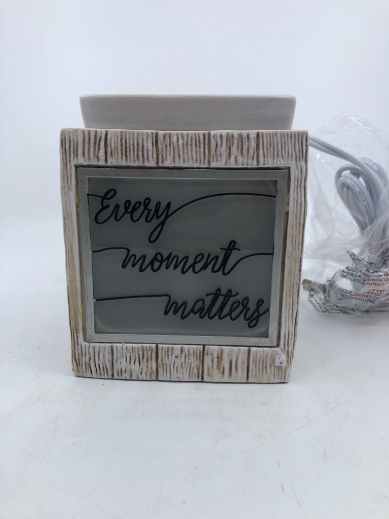 NIB "EVERY MOMENT MATTERS" WAX WARMER.