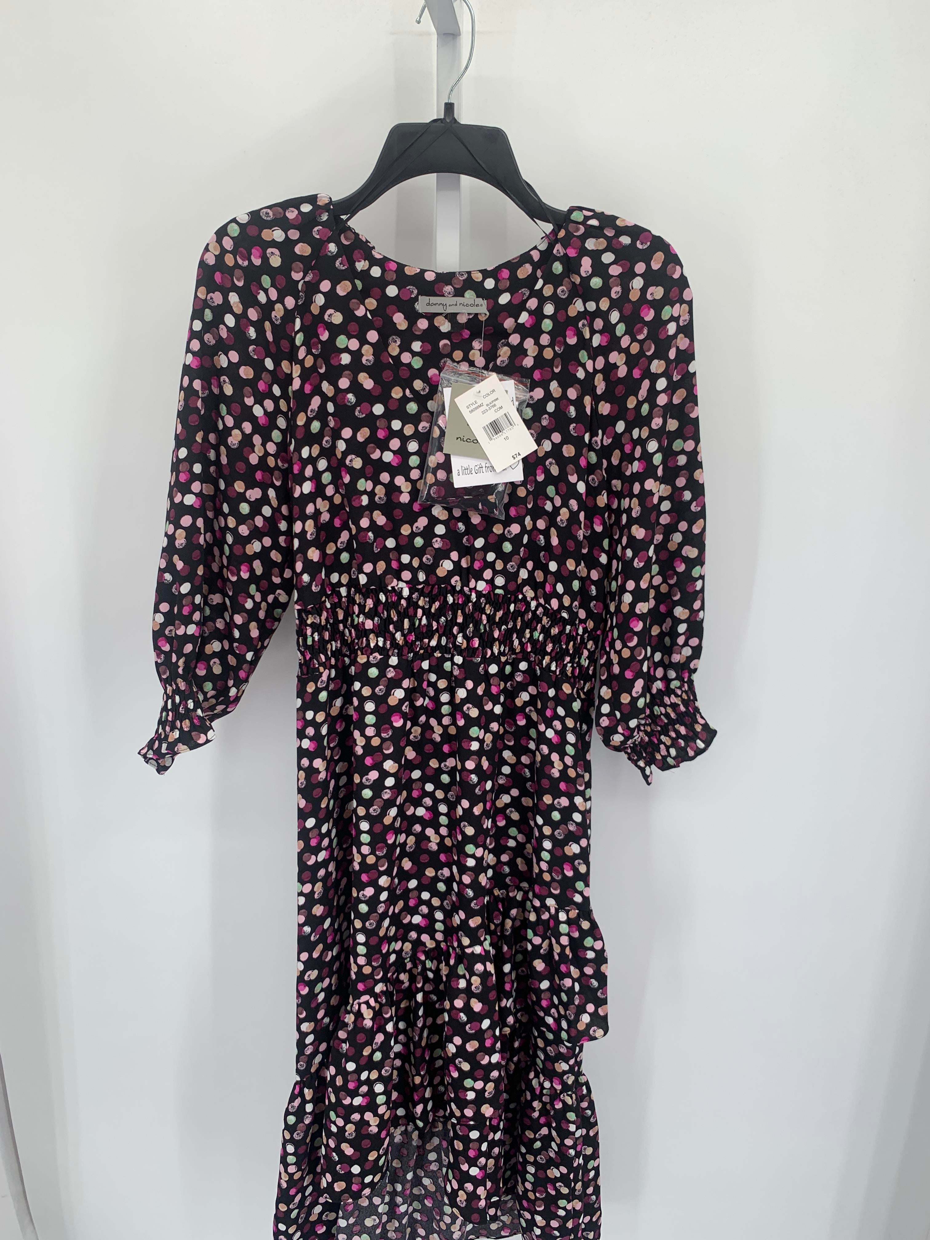 Danny & Nicole Size 10 Misses 3/4 Sleeve Dress