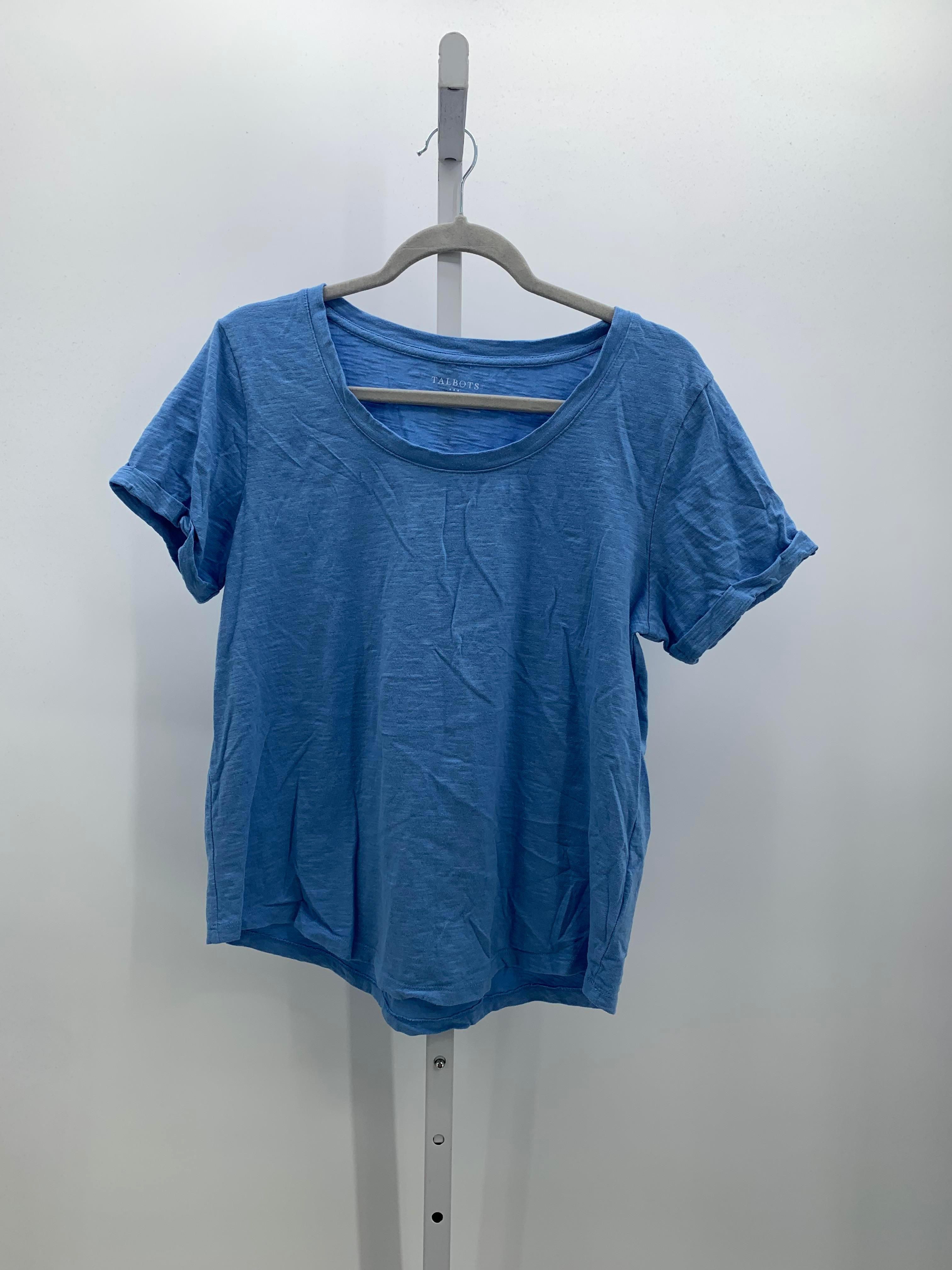 Talbots Size Medium Misses Short Sleeve Shirt