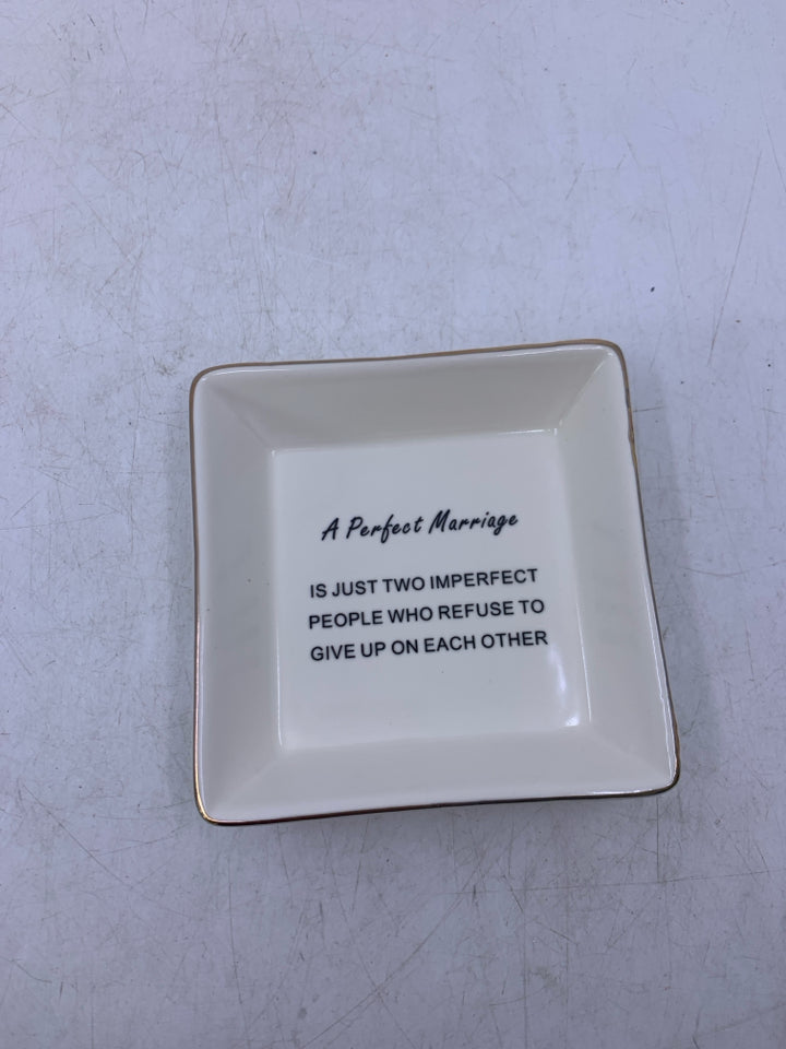 SMALL CATCH ALL A PERFECT MARRIAGE.