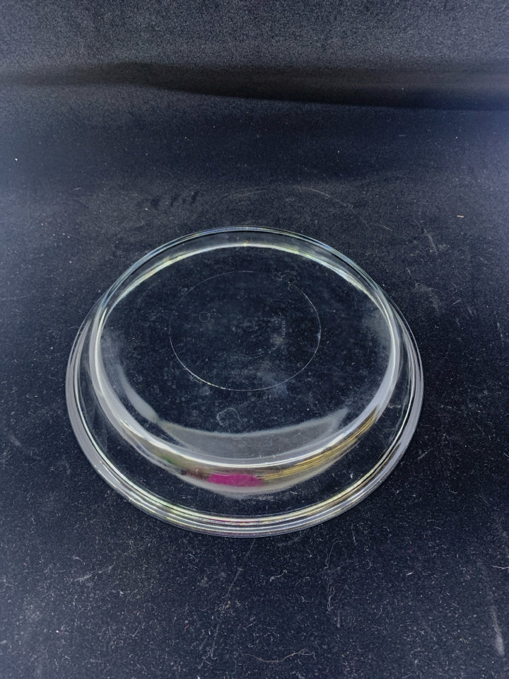 GLASS PIE DISH.