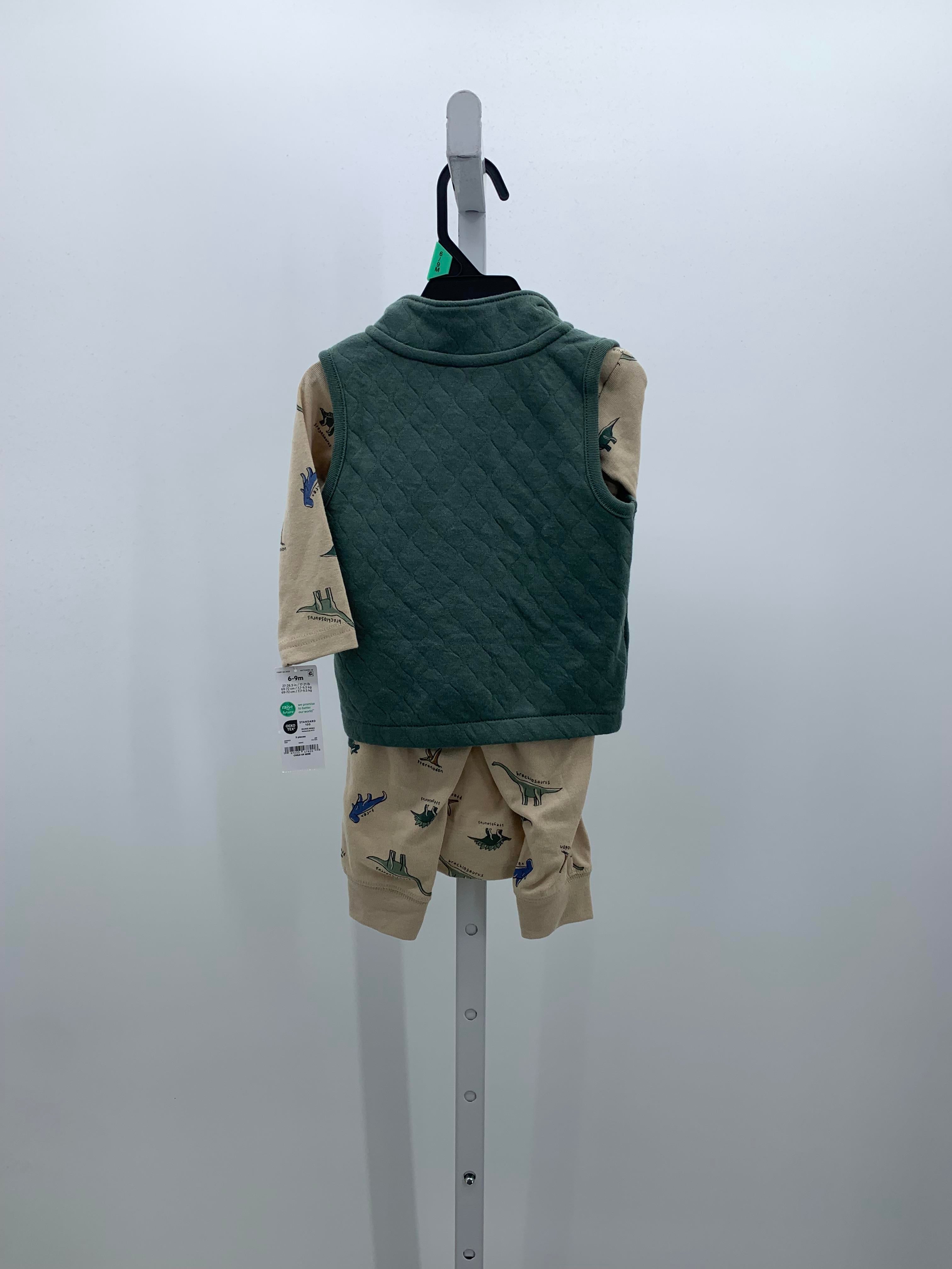 NEW GREEN VEST DINOS SHIRT AND PANST