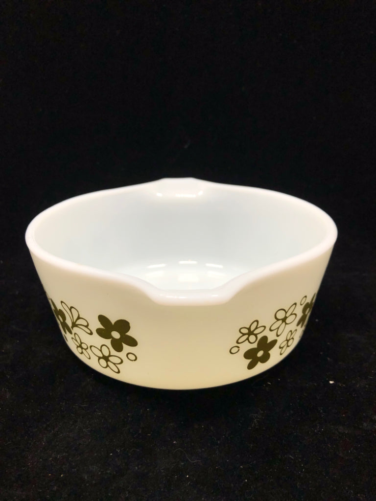 WHITE SPRING BLOSSOM PYREX DISH.