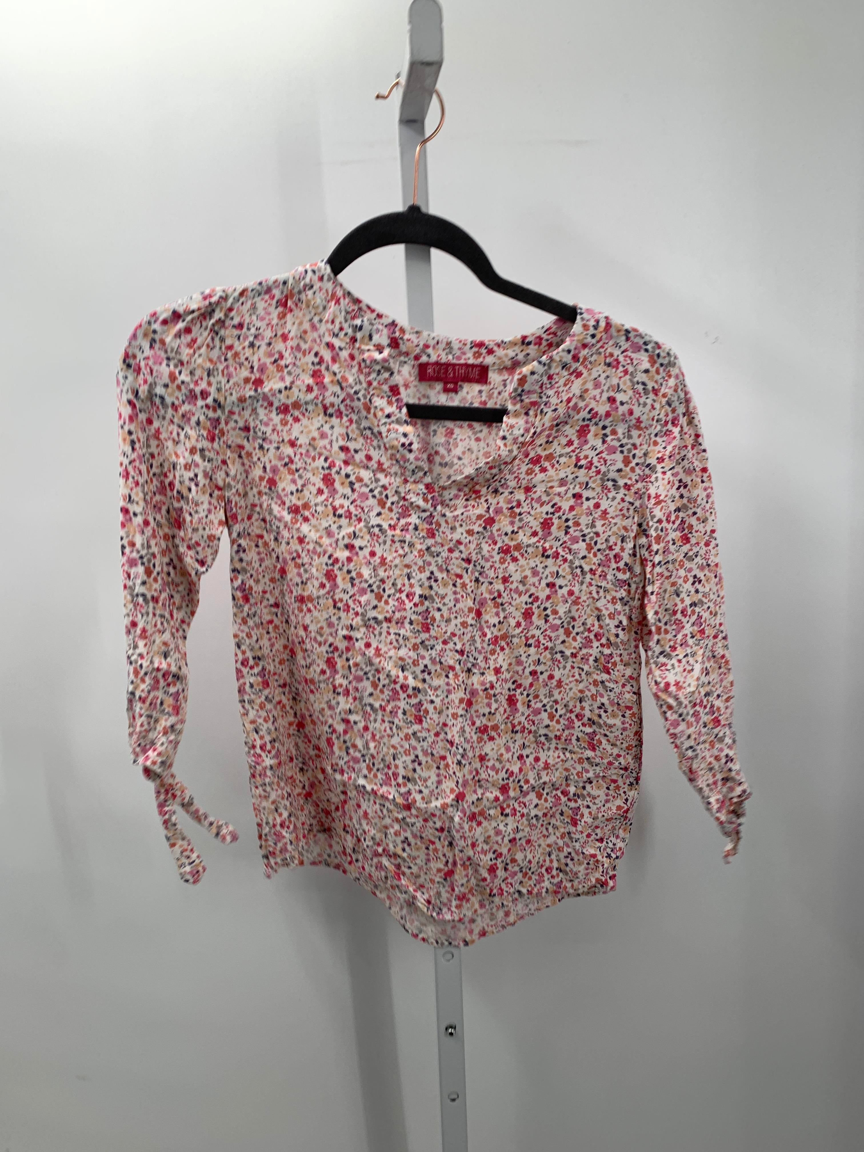 Size X Small Misses 3/4 Sleeve Shirt