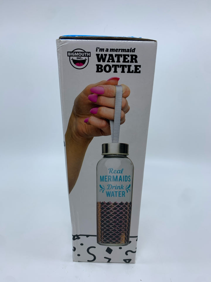 NIB MERMAID WATER BOTTLE.