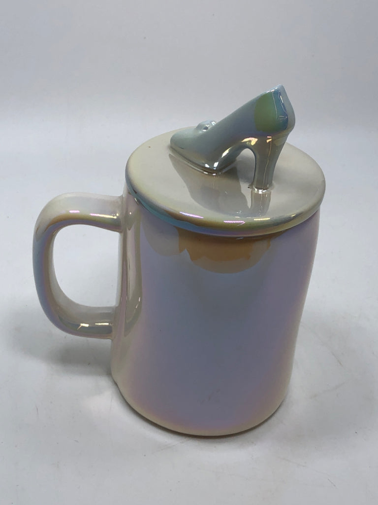 2PC RAE DUNN CINDERELLA MUG W/SHOE.
