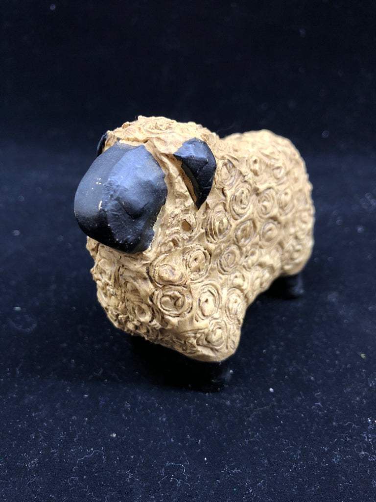 TAN SHEEP FIGURE.