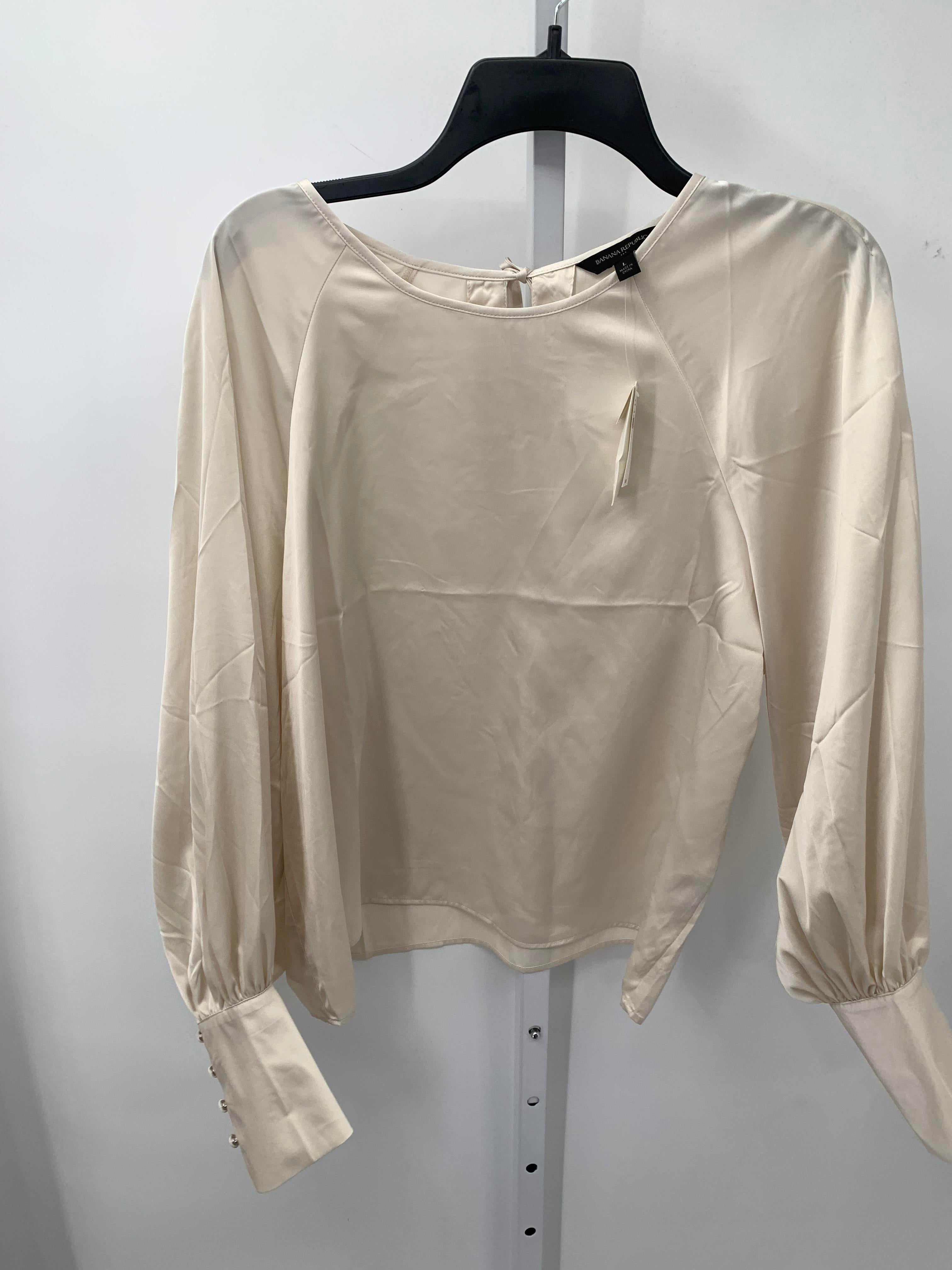 Banana Republic Size Large Misses Long Sleeve Shirt