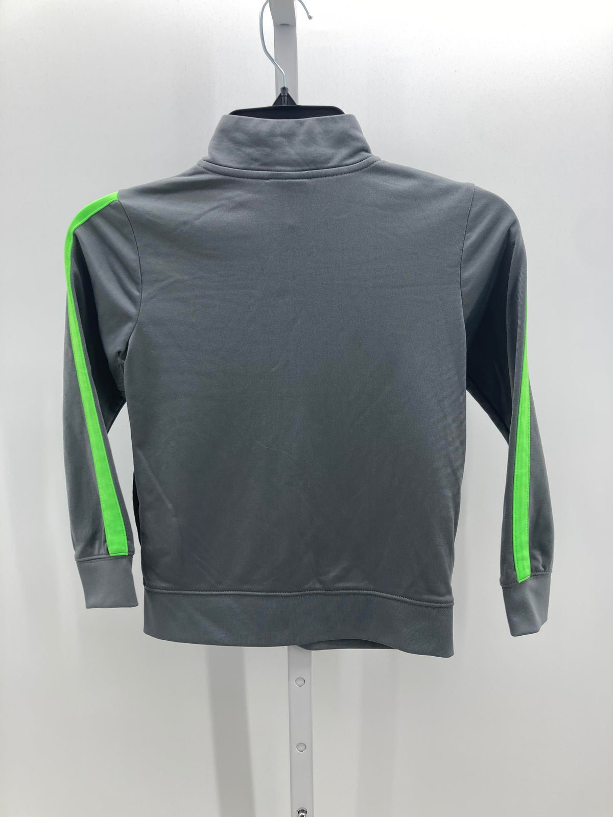 GREEN STRIPE ZIP