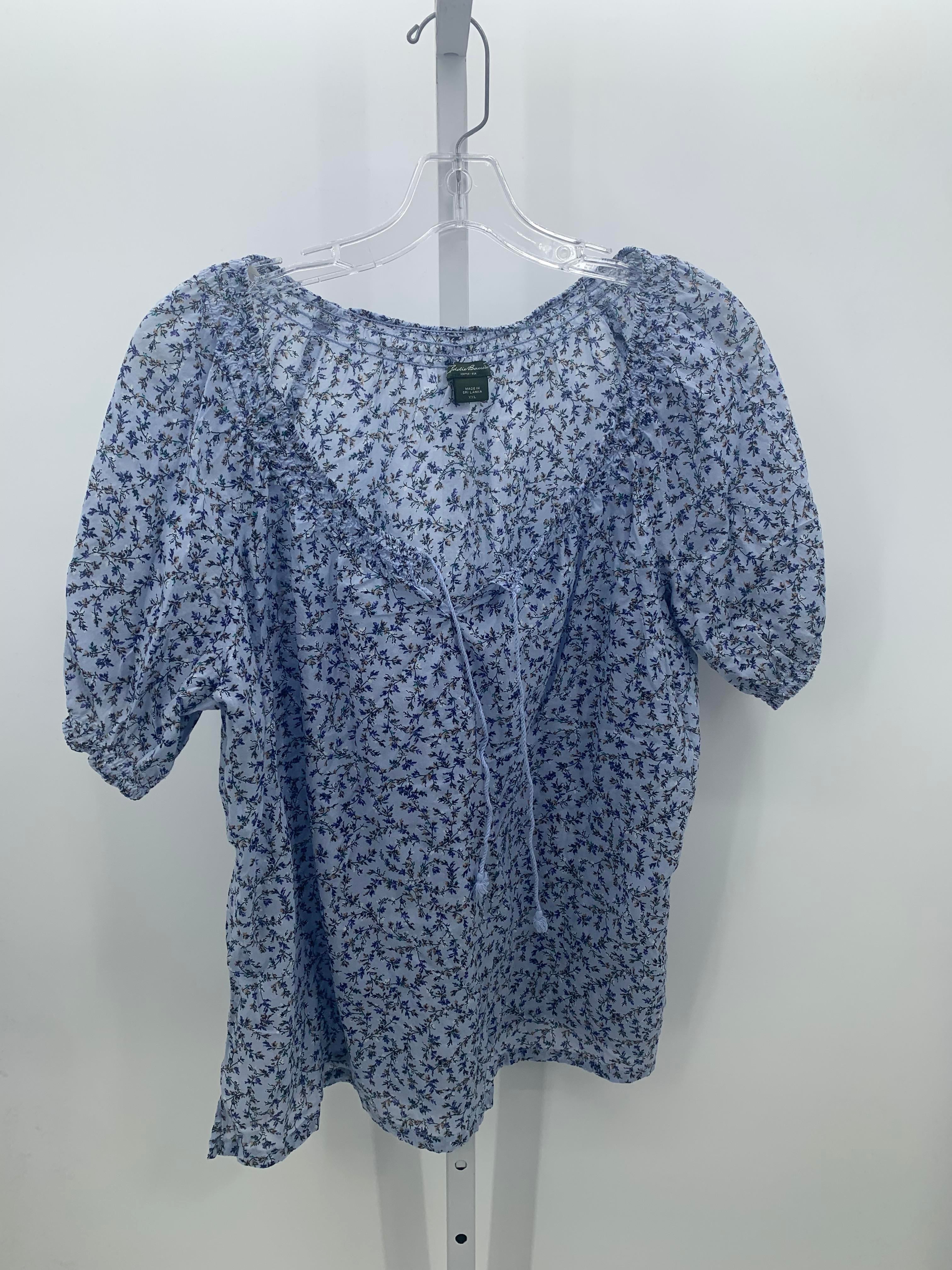 Eddie Bauer Size XXL Misses Short Sleeve Shirt
