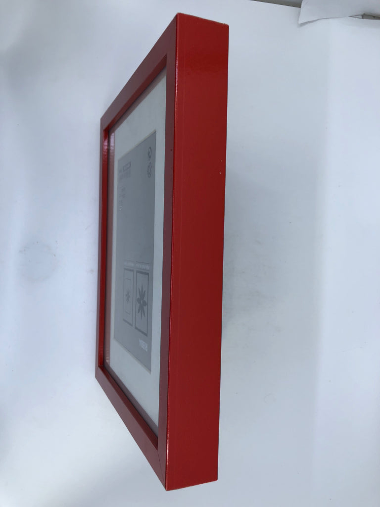 RED PHOTO FRAME IKEA.