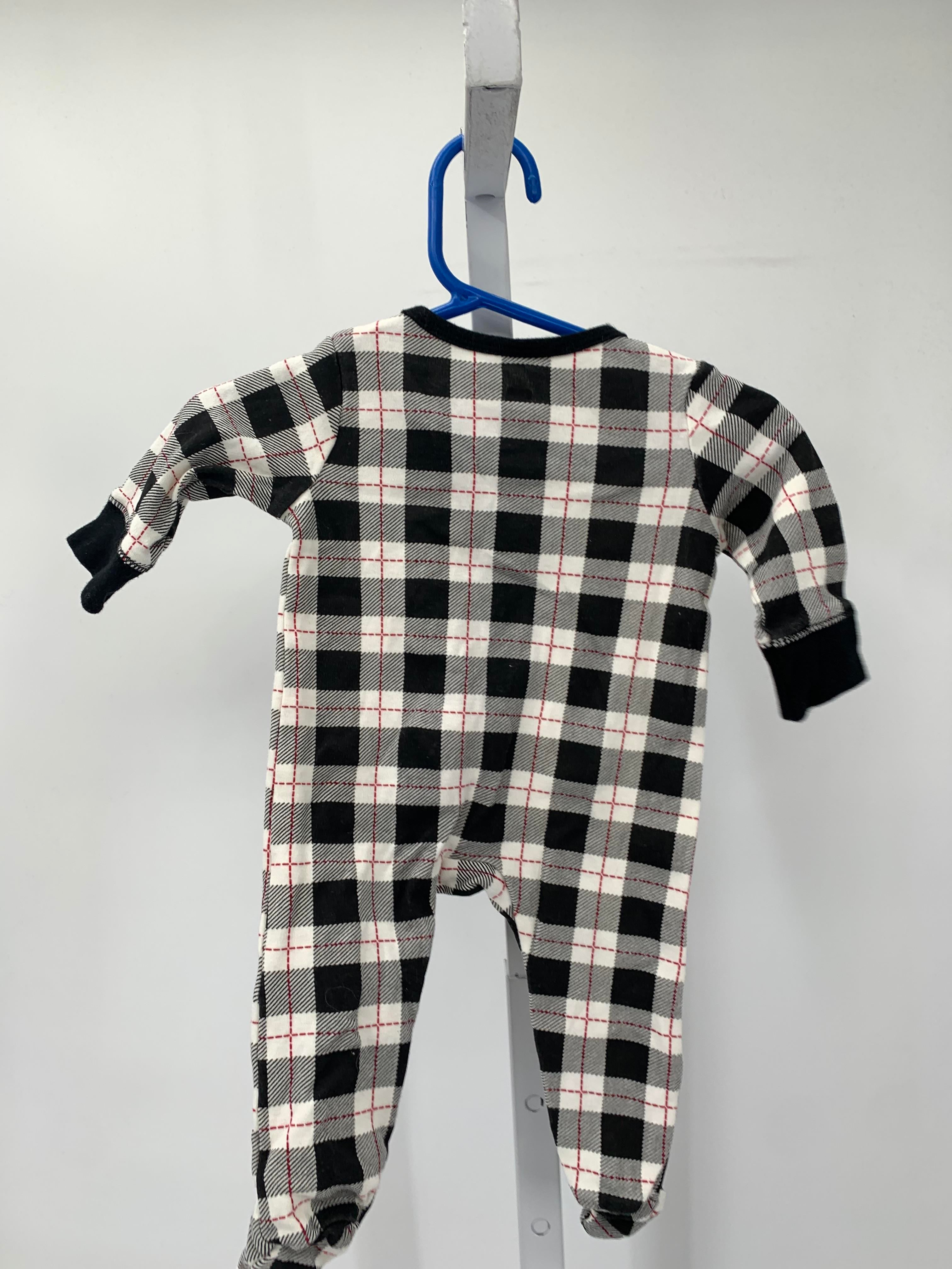 PLAID ZIP KNIT