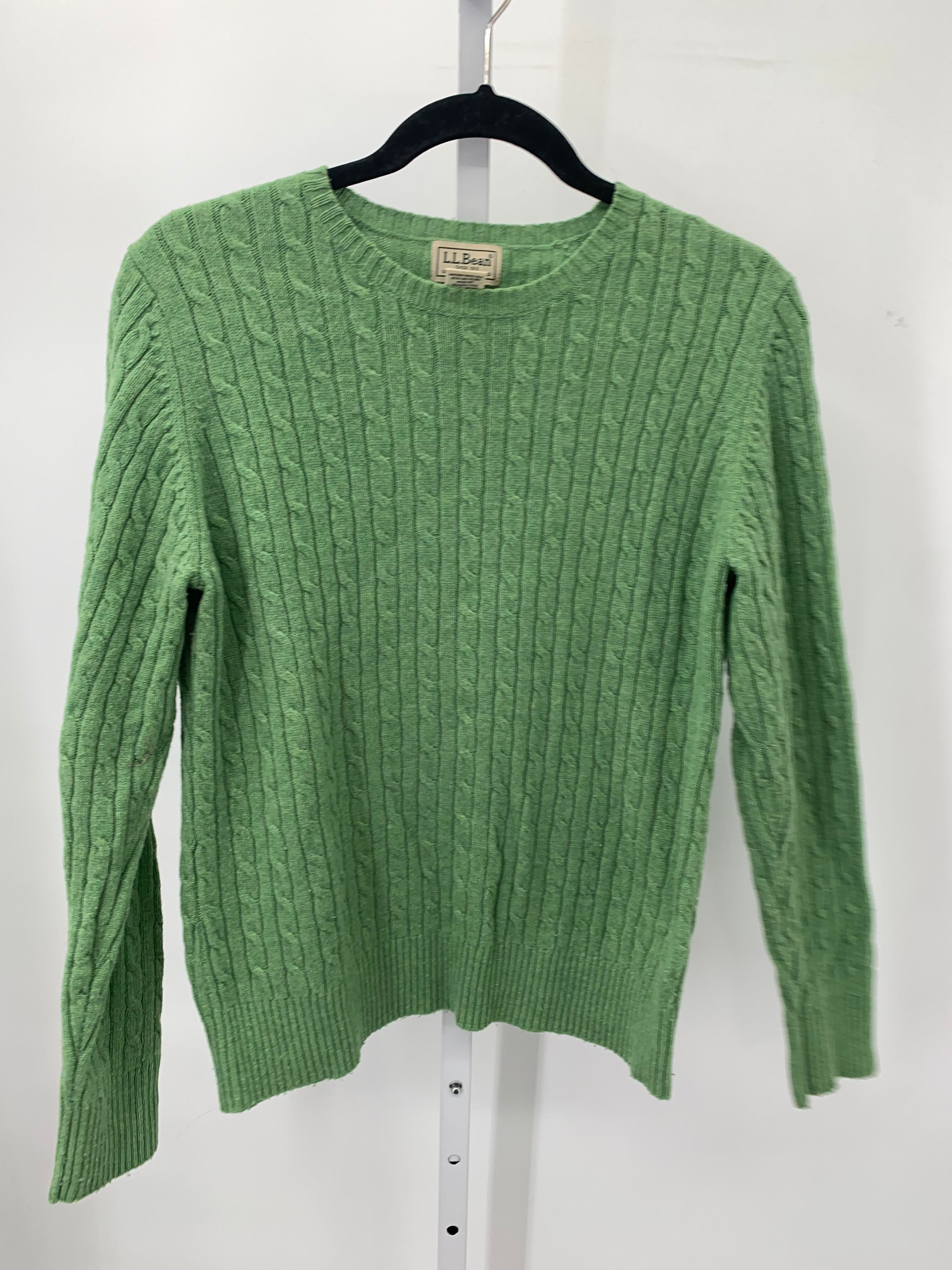 LL Bean Size Large Misses Long Slv Sweater