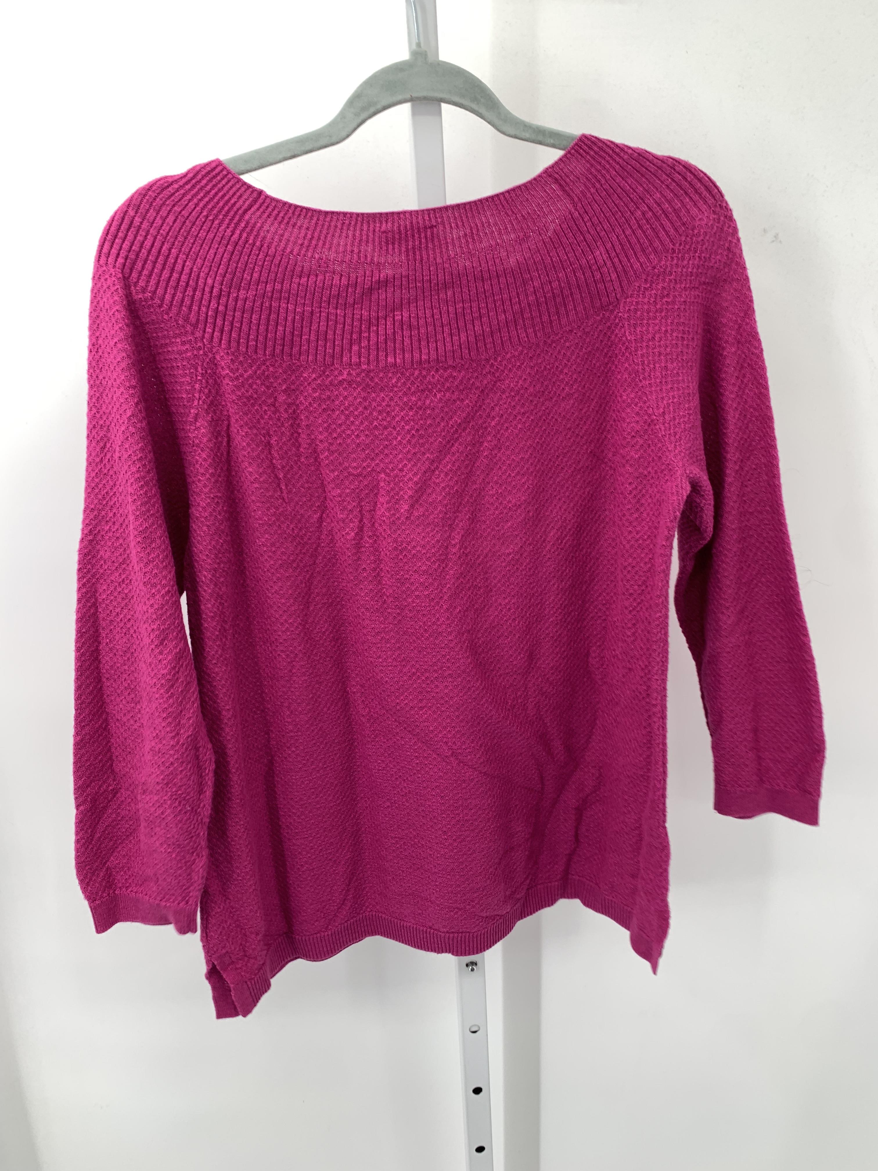 Talbots Size Medium Misses Long Slv Sweater