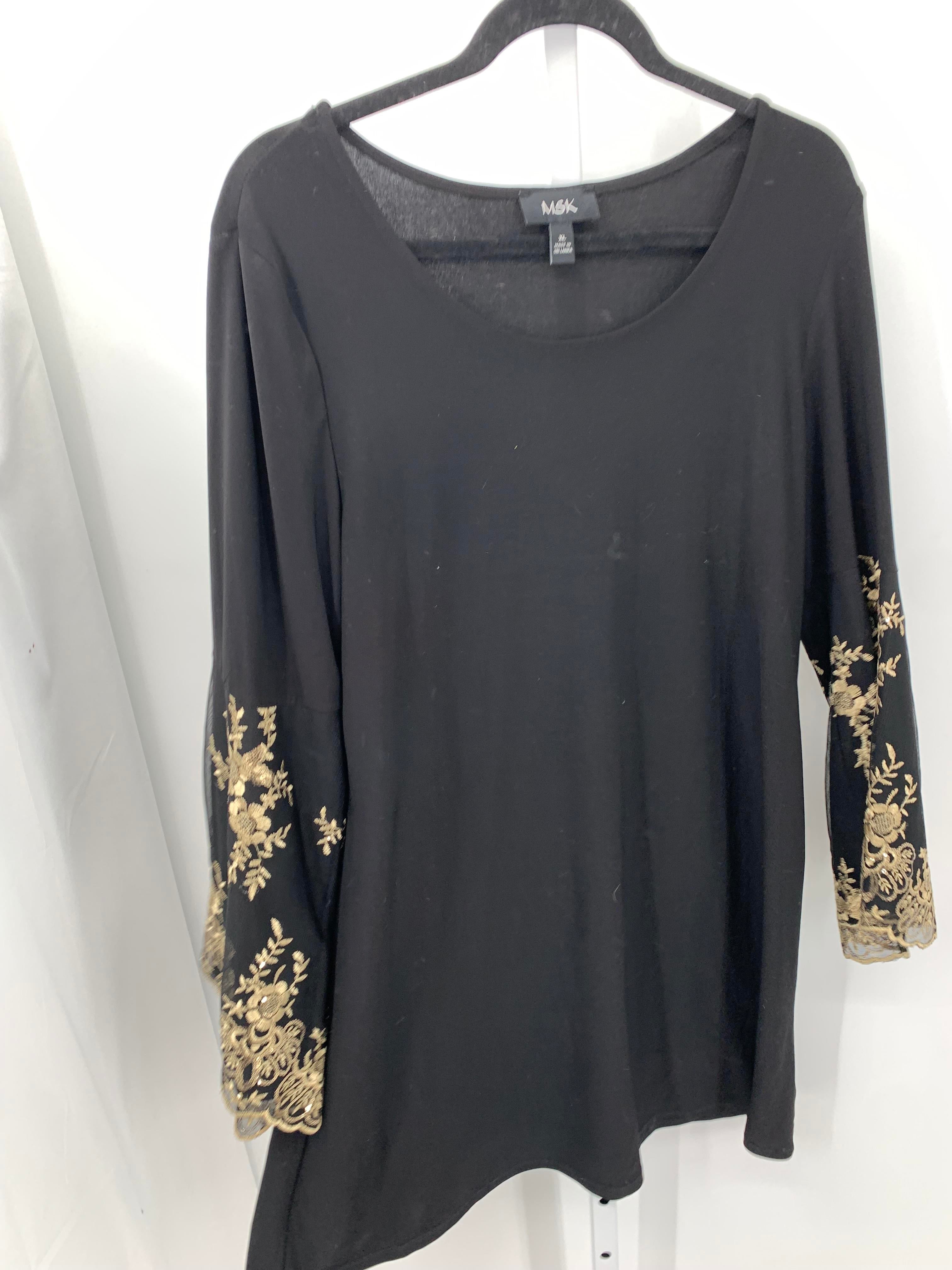 MSK Size Extra Large Misses Long Sleeve Dress