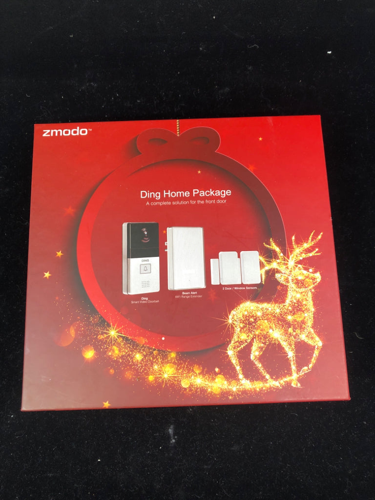 NIB ZMODO DING HOME FRONT DOOR PACKAGE.