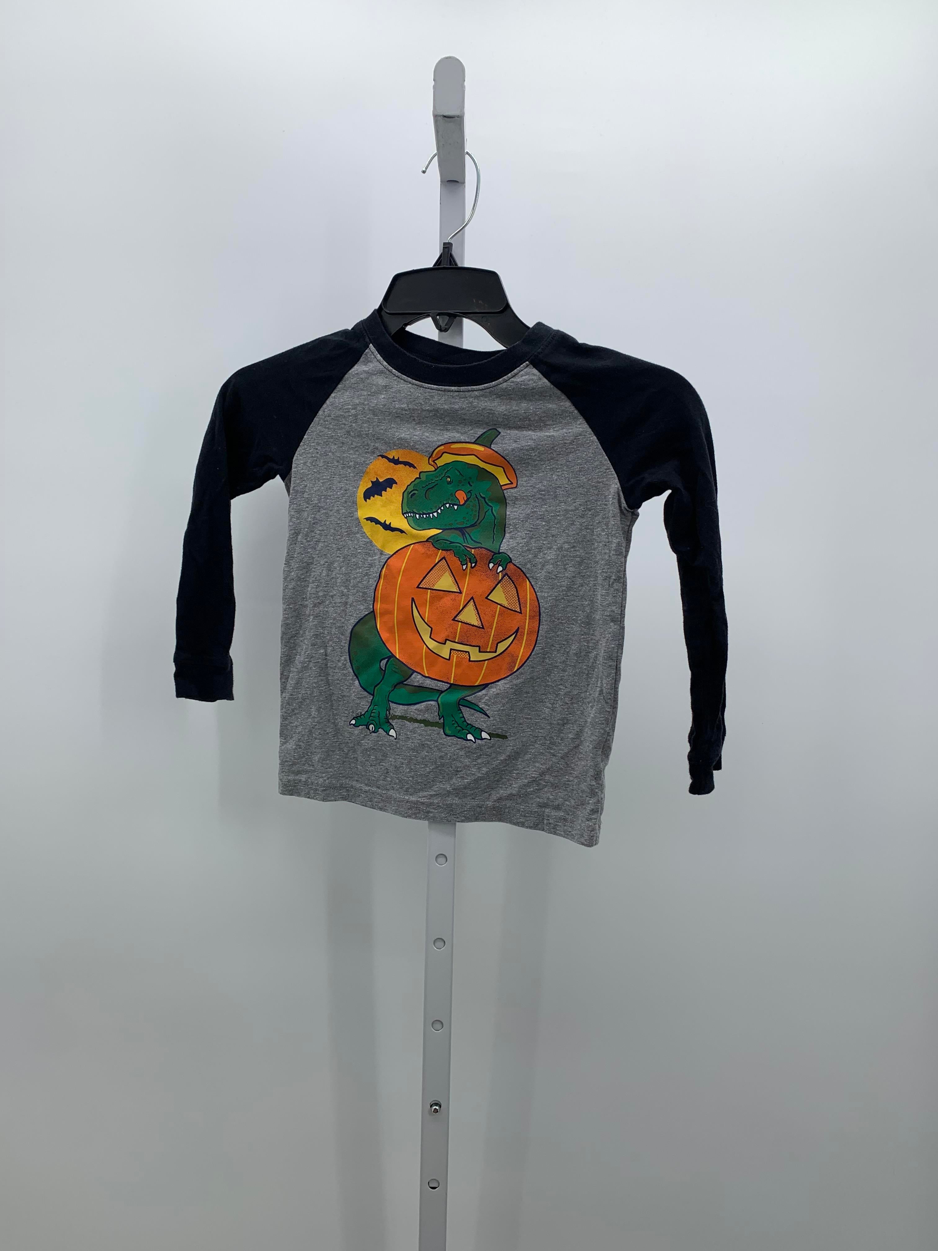 LONG SLV SHIRT PUMPKIN T-REX