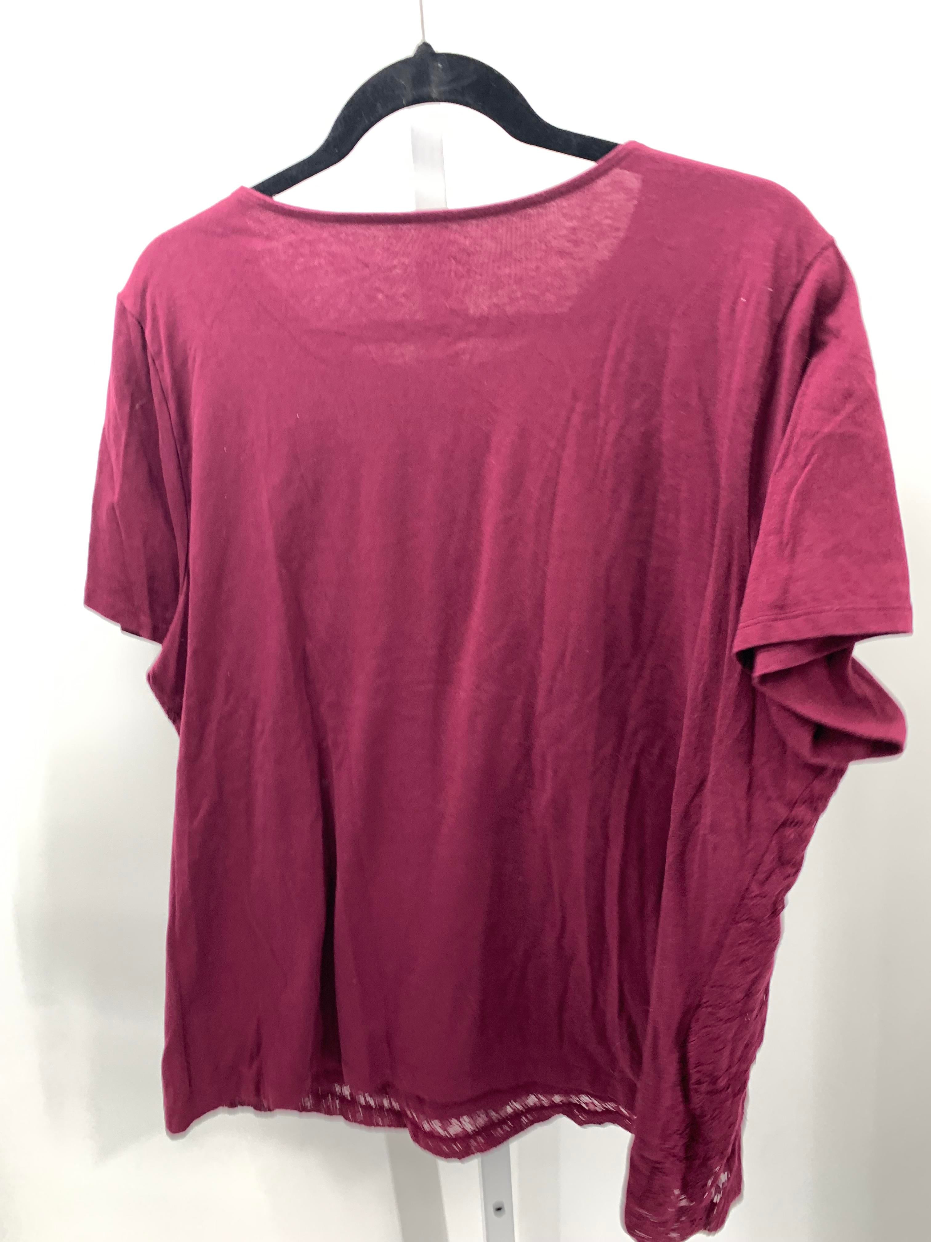 Croft & Barrow Size 2X Womens Short Sleeve Shirt