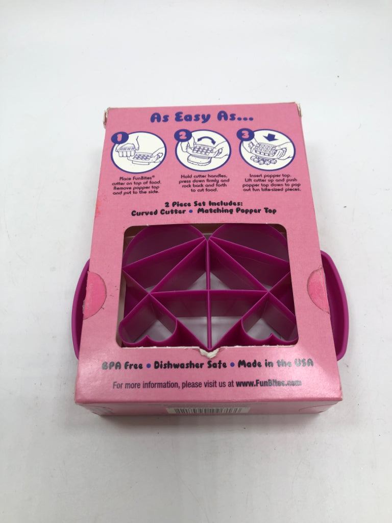 FUNBITES FOOD CUTTER IN BOX.