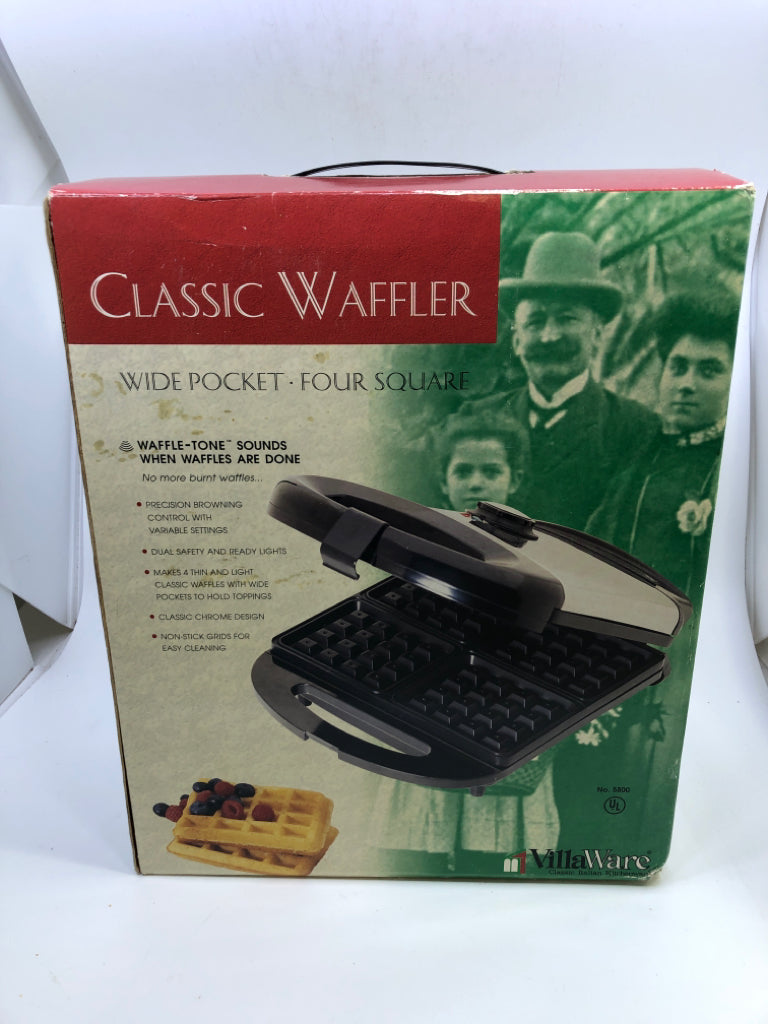 NIB CLASSIC WAFFLER VILLA WARE.