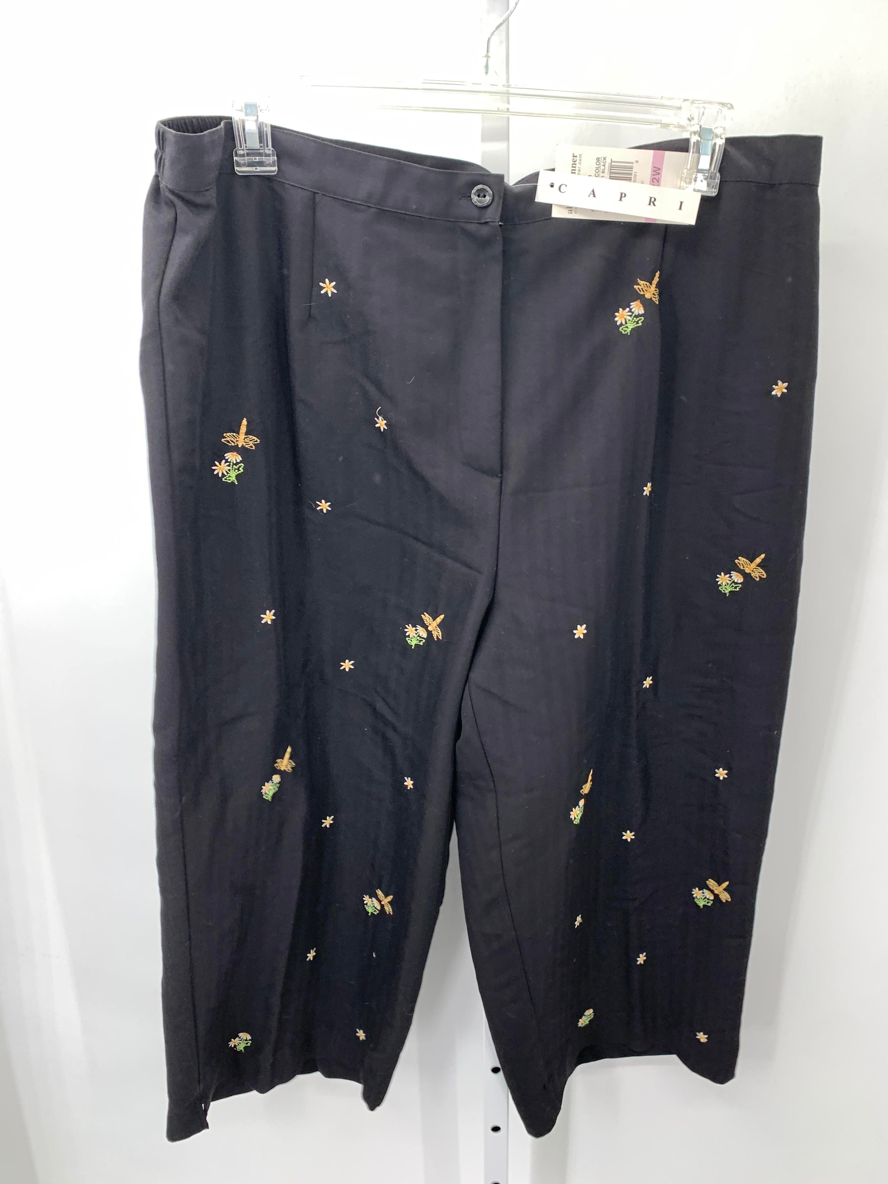 Alfred Dunner Size 22W Womens Capri Pants