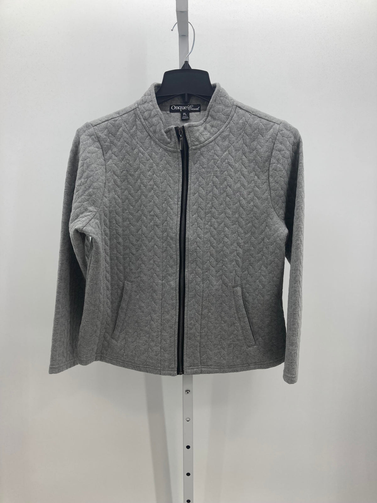 onque Size Large Petite Petite Sweat Jacket