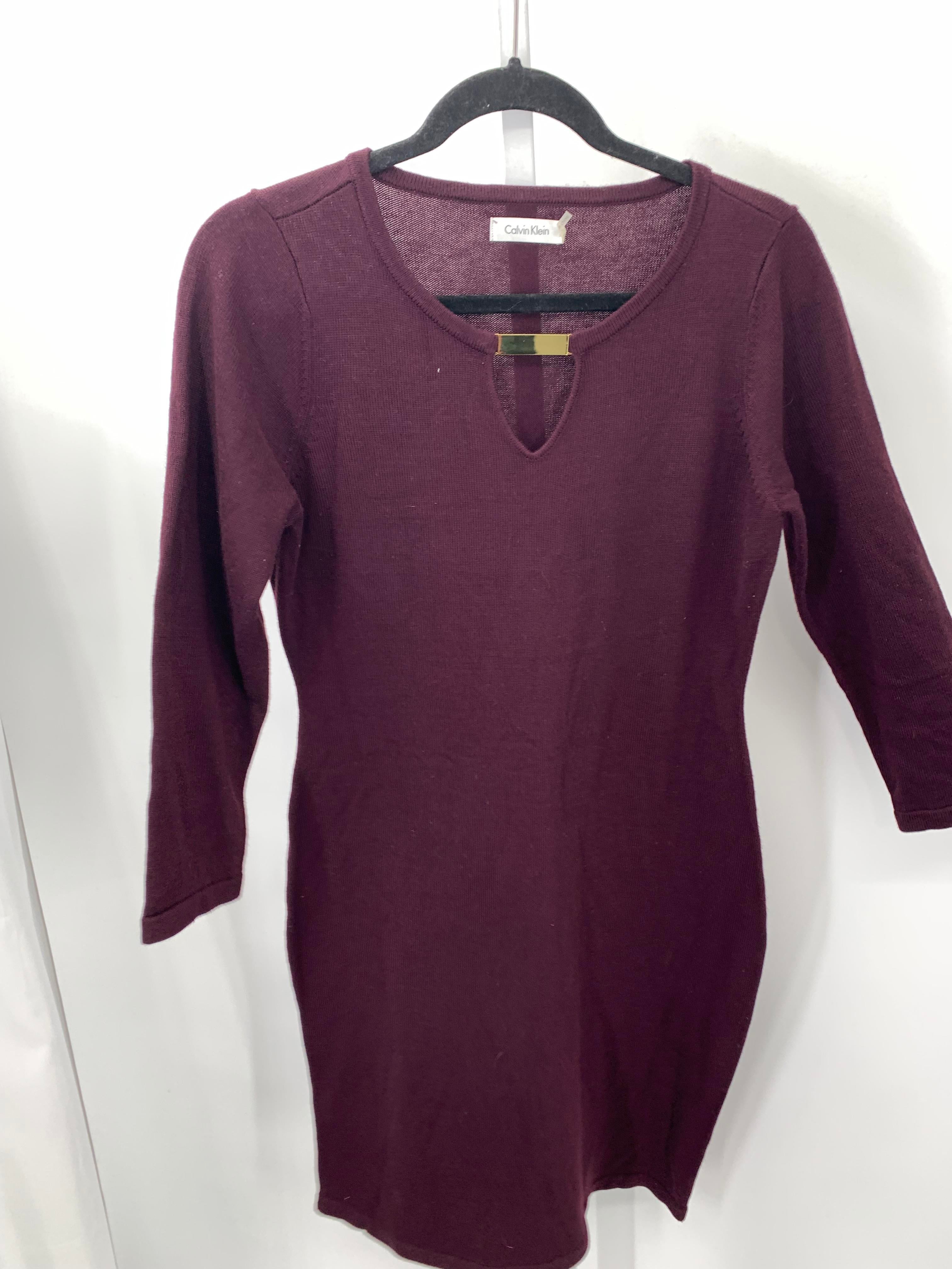 Calvin Klein Size Medium Misses Long Sleeve Dress