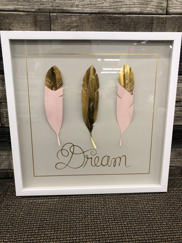 DREAM FEATHER WALL HANGING.