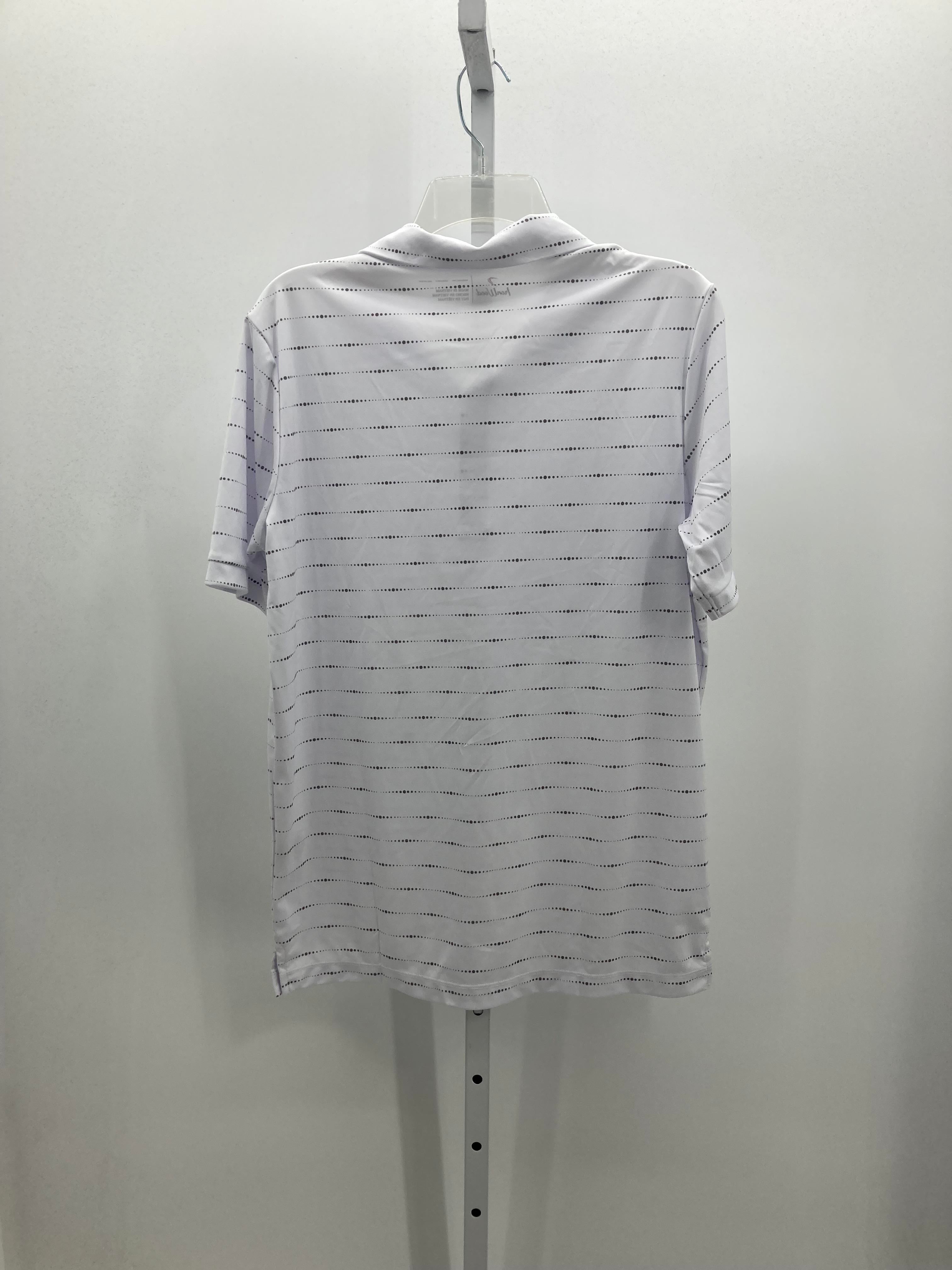 GREY DOTS POLO.