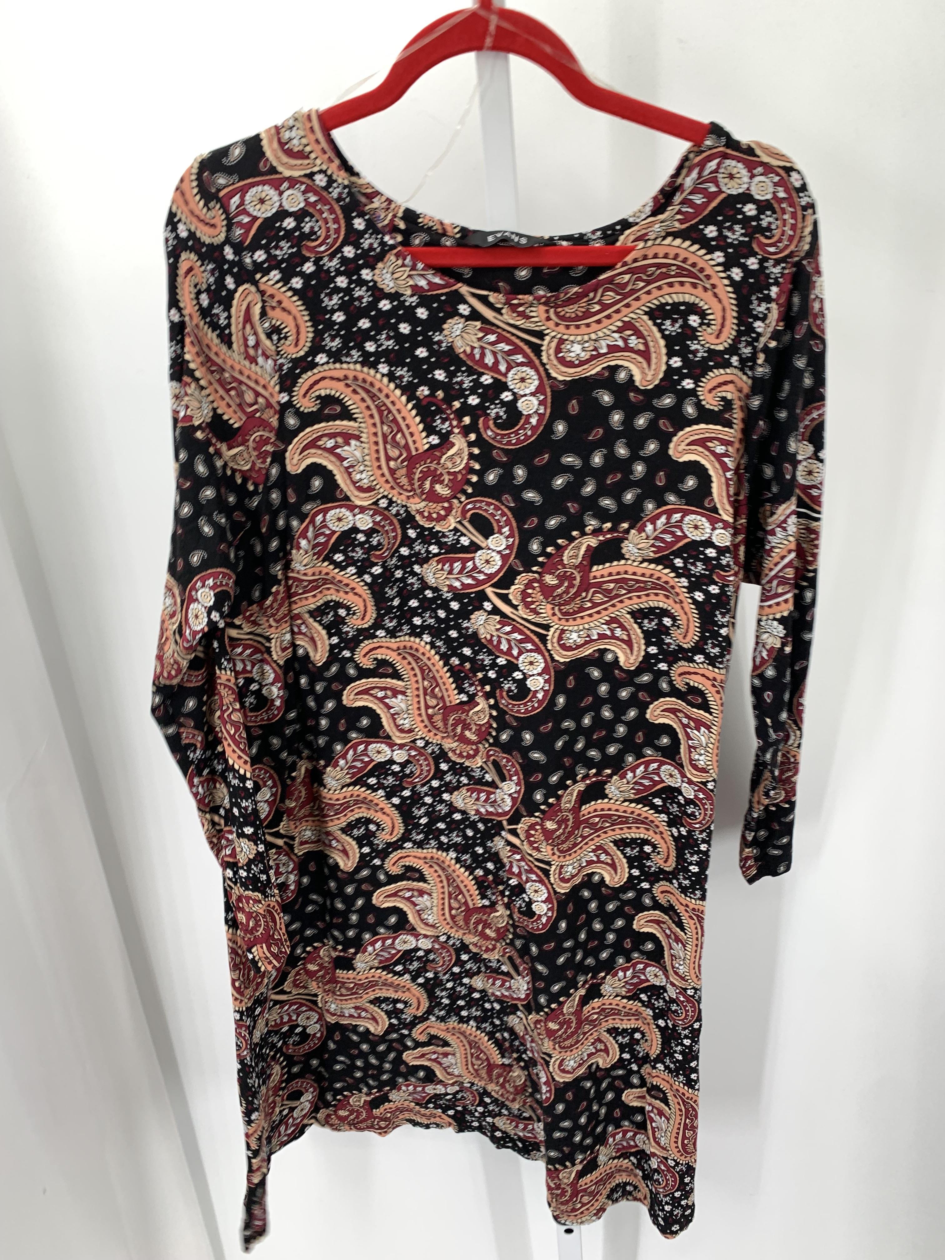 Size 16 Misses Long Sleeve Dress
