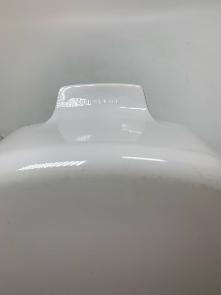 CORNING WARE SUMMER BLUSH PANSY PATTERN CASSEROLE DISH W/ LID.