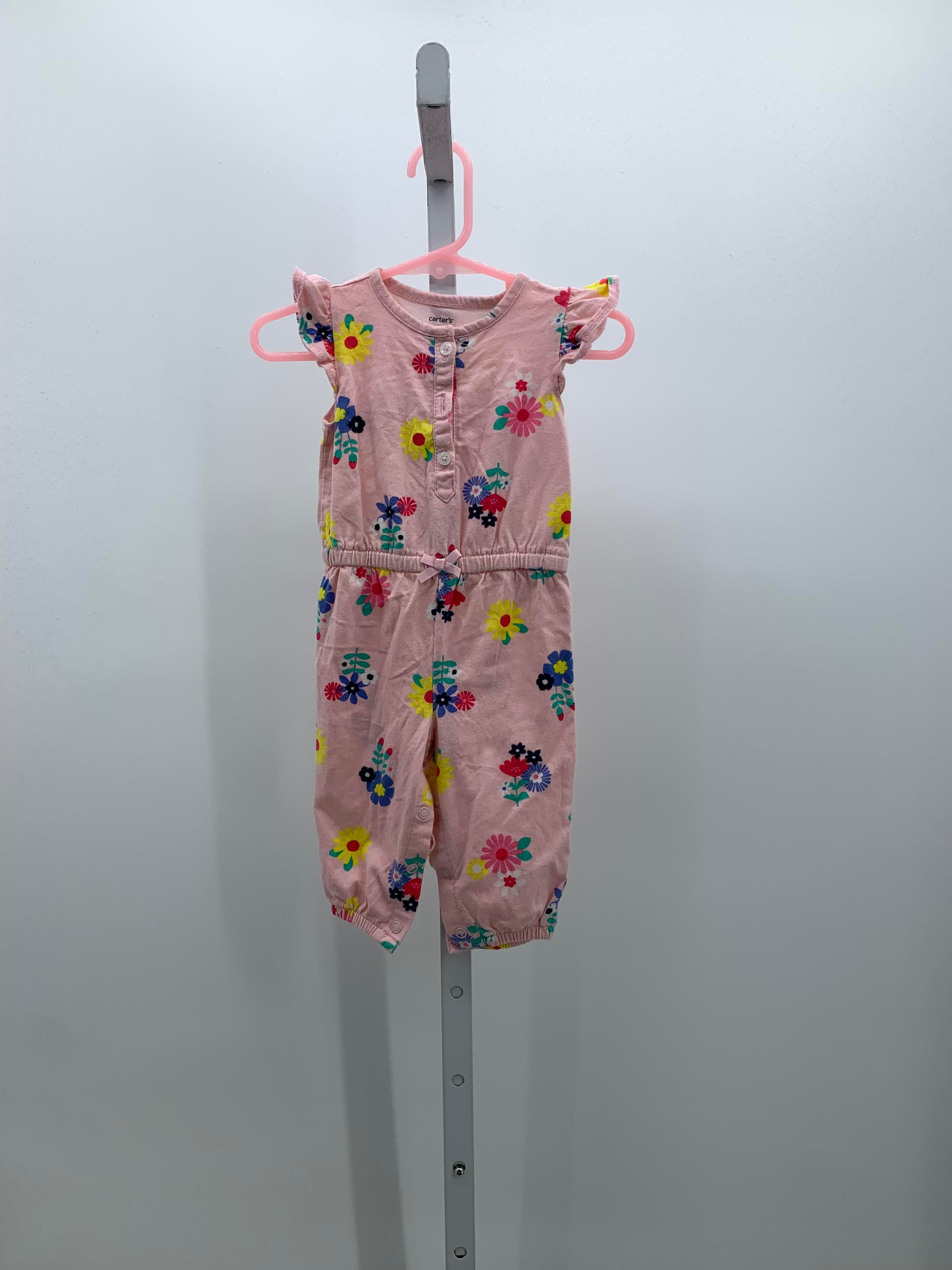 Carters Size 6 Months Girls Sleeveless Romper