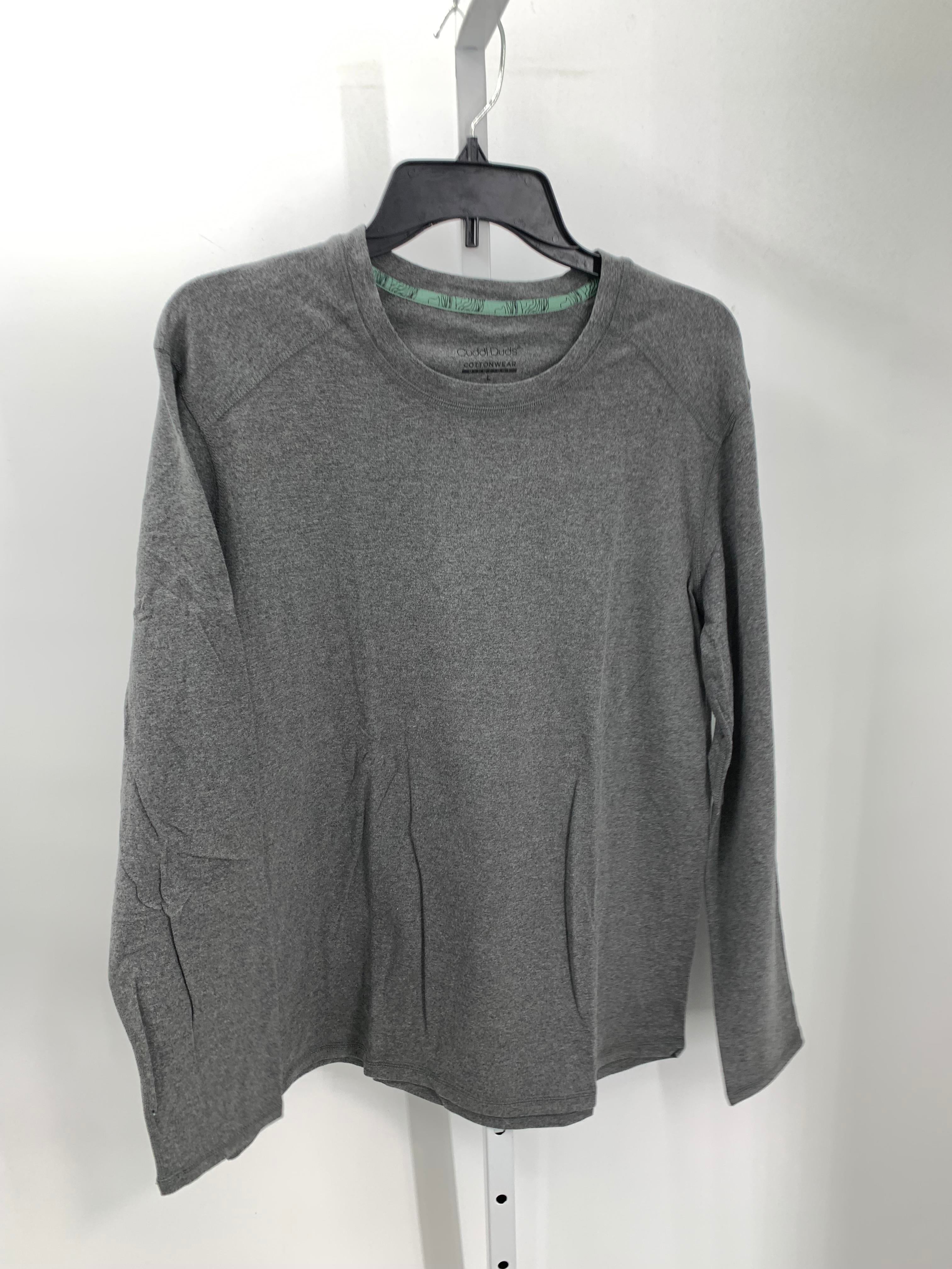 Cuddl Duds Size Large Misses Long Sleeve Shirt