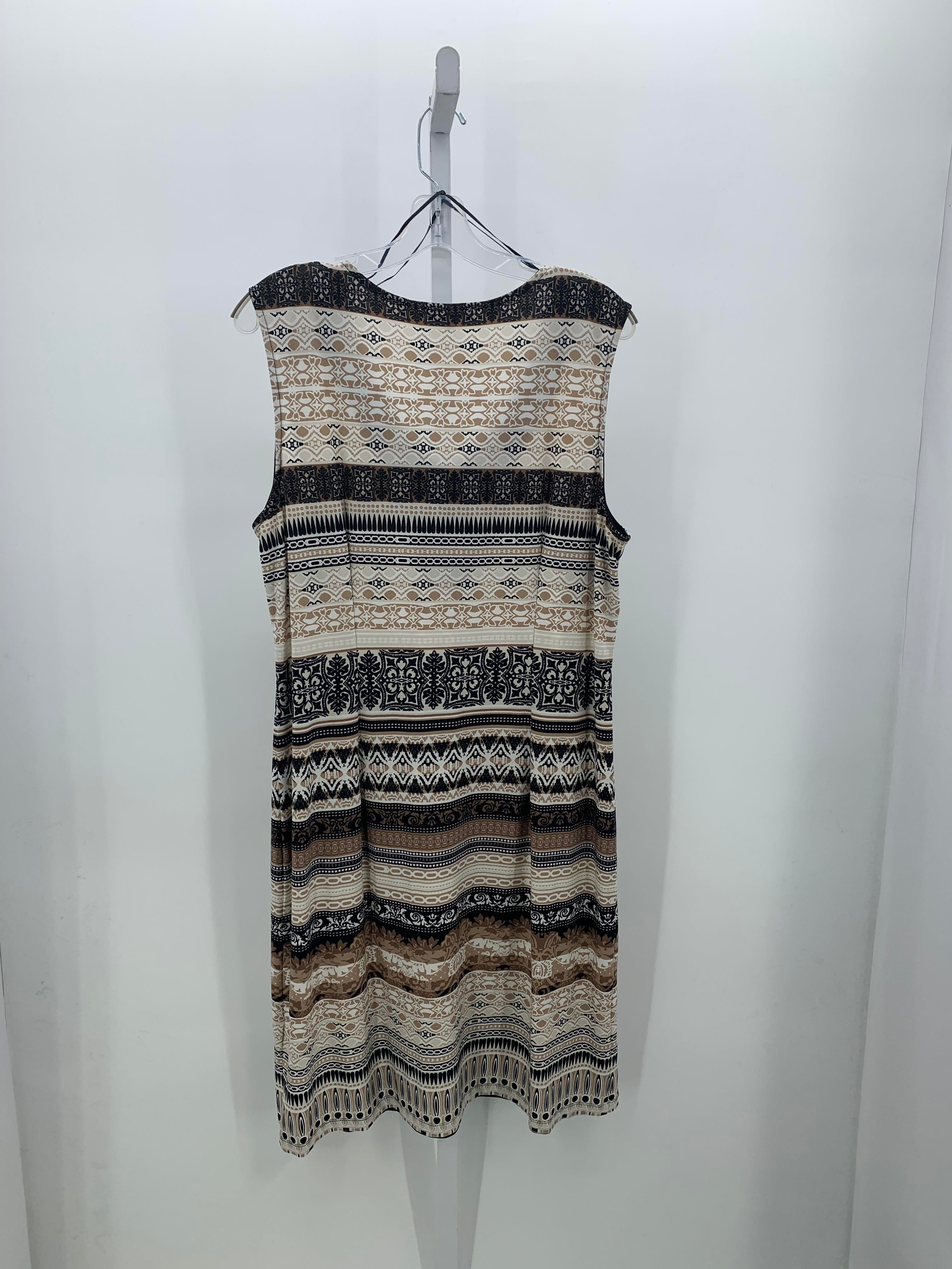 Size 1X Womens Sleeveless Dress