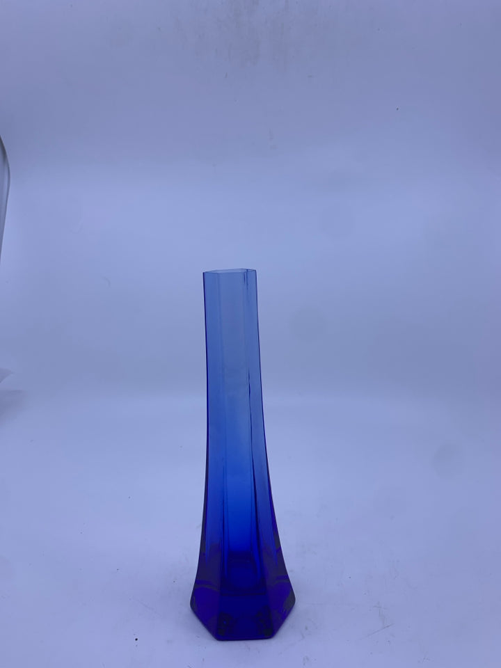 COBALT SKINNY BUD VASE.